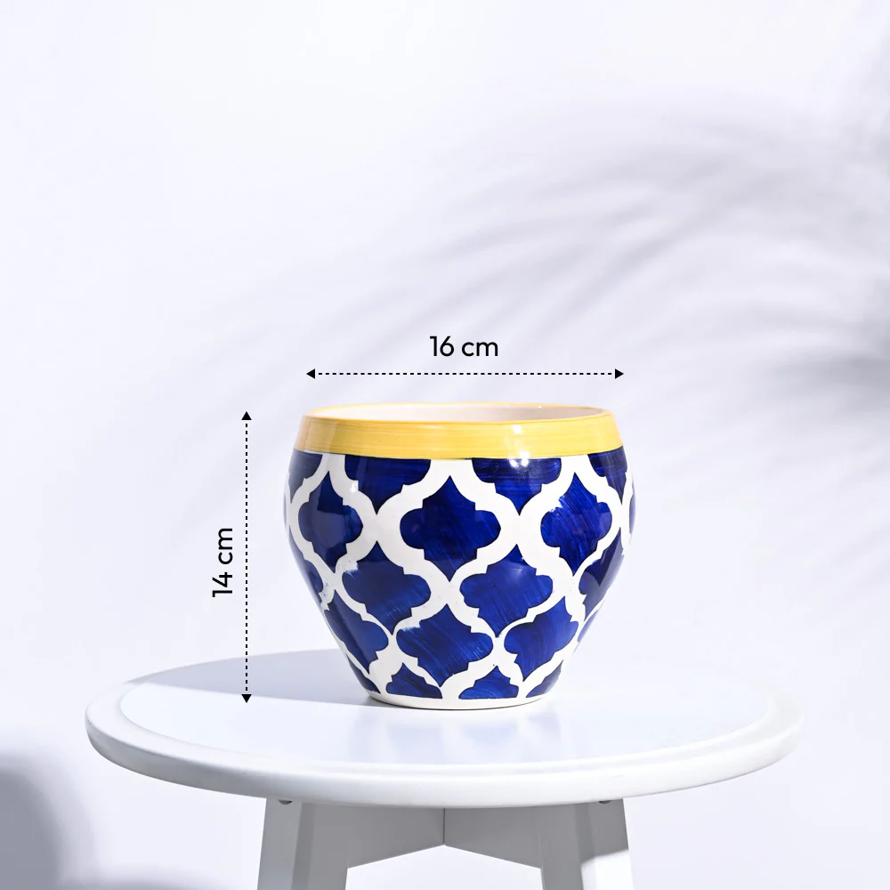 Apple Ceramic Pot (6.6 Inch Diameter) - Image 37