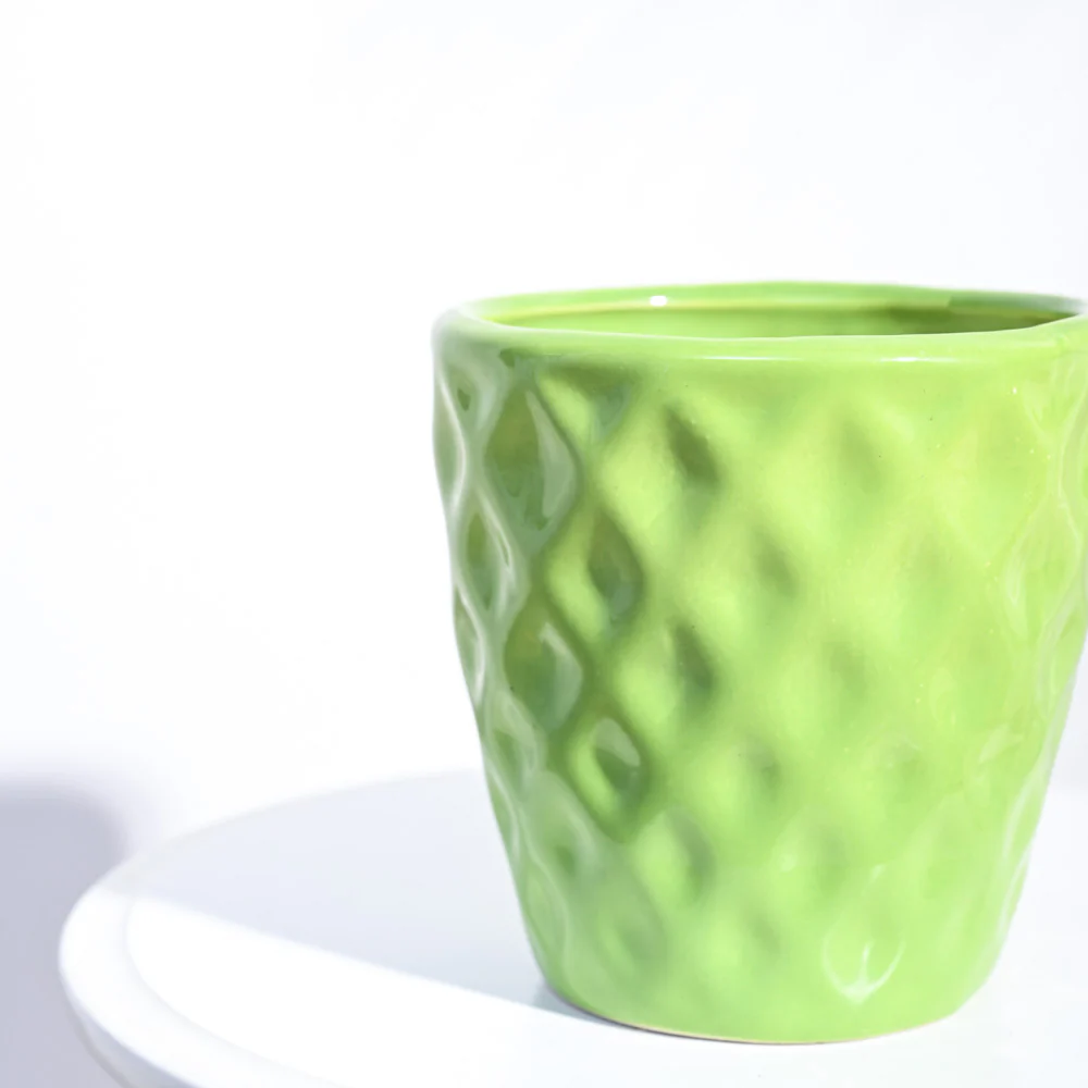 Argyle Ceramic Pot (6.2 Inch Diameter) - Image 6