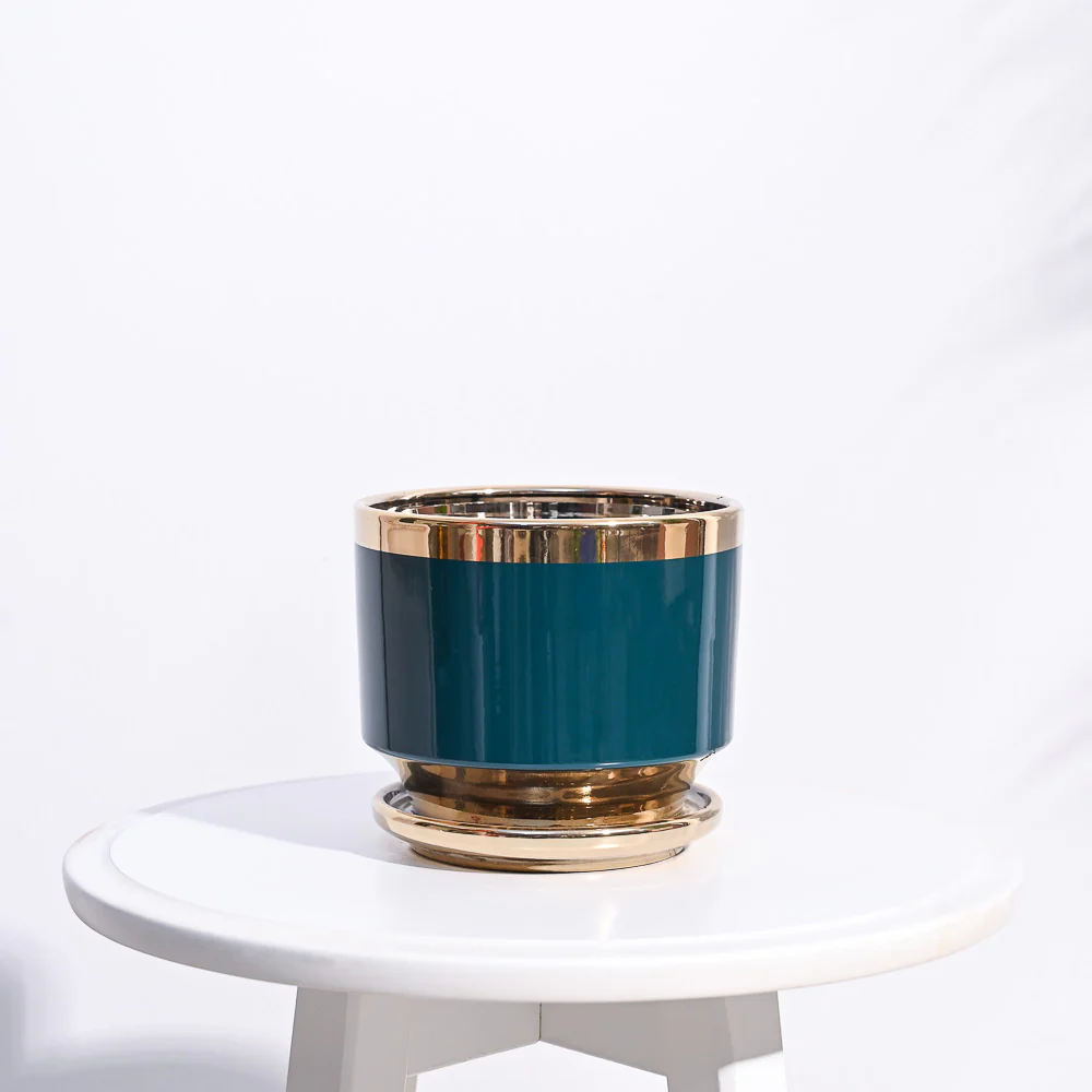 Aurelius Round Ceramic Pot - Image 5