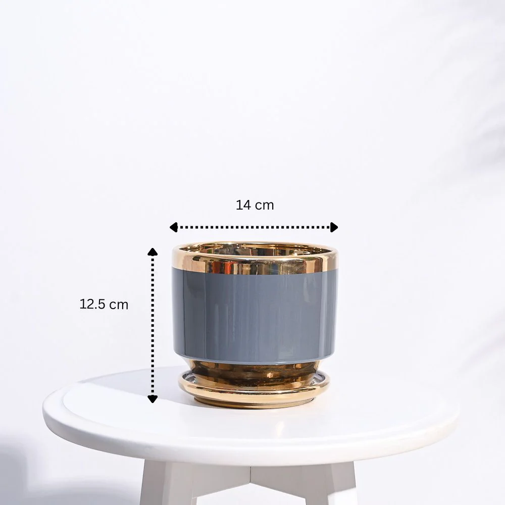 Aurelius Round Ceramic Pot - Image 8