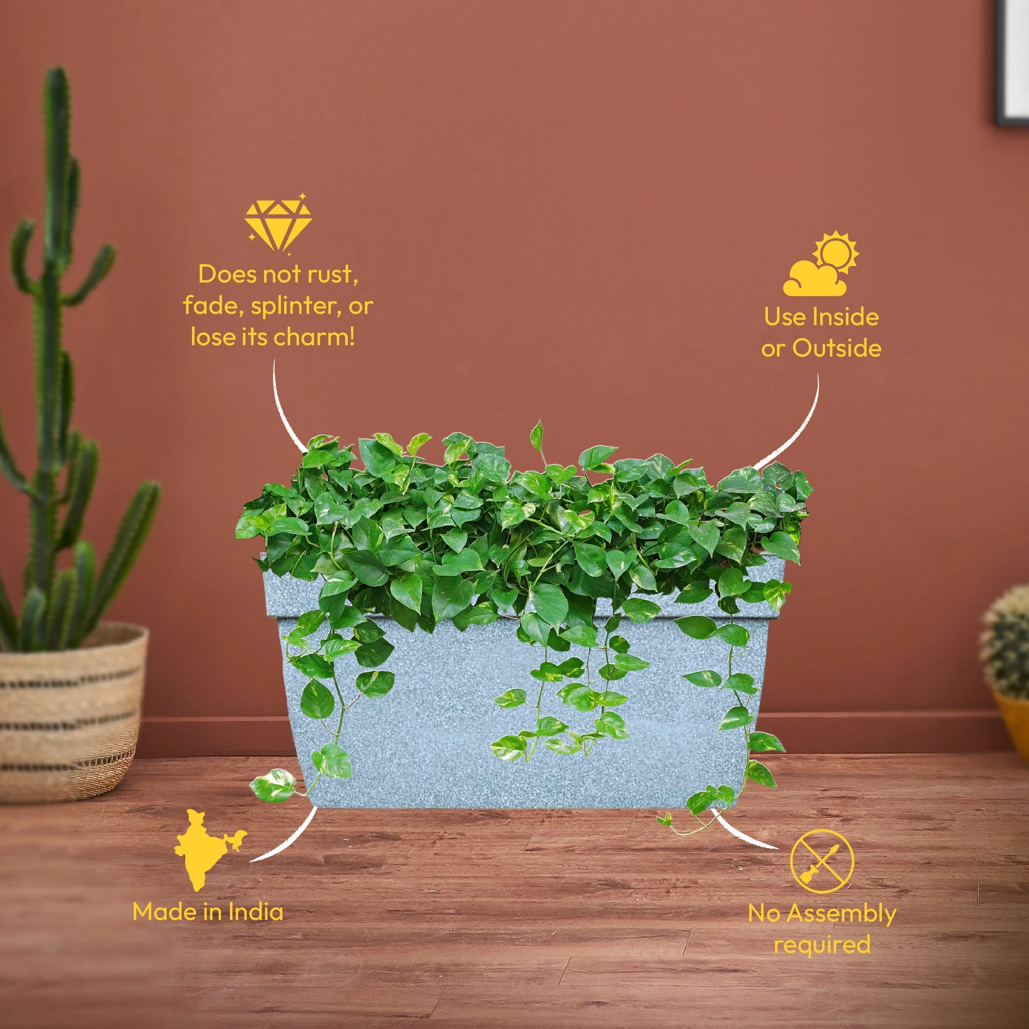 Barca Rectangle Planter - Image 13
