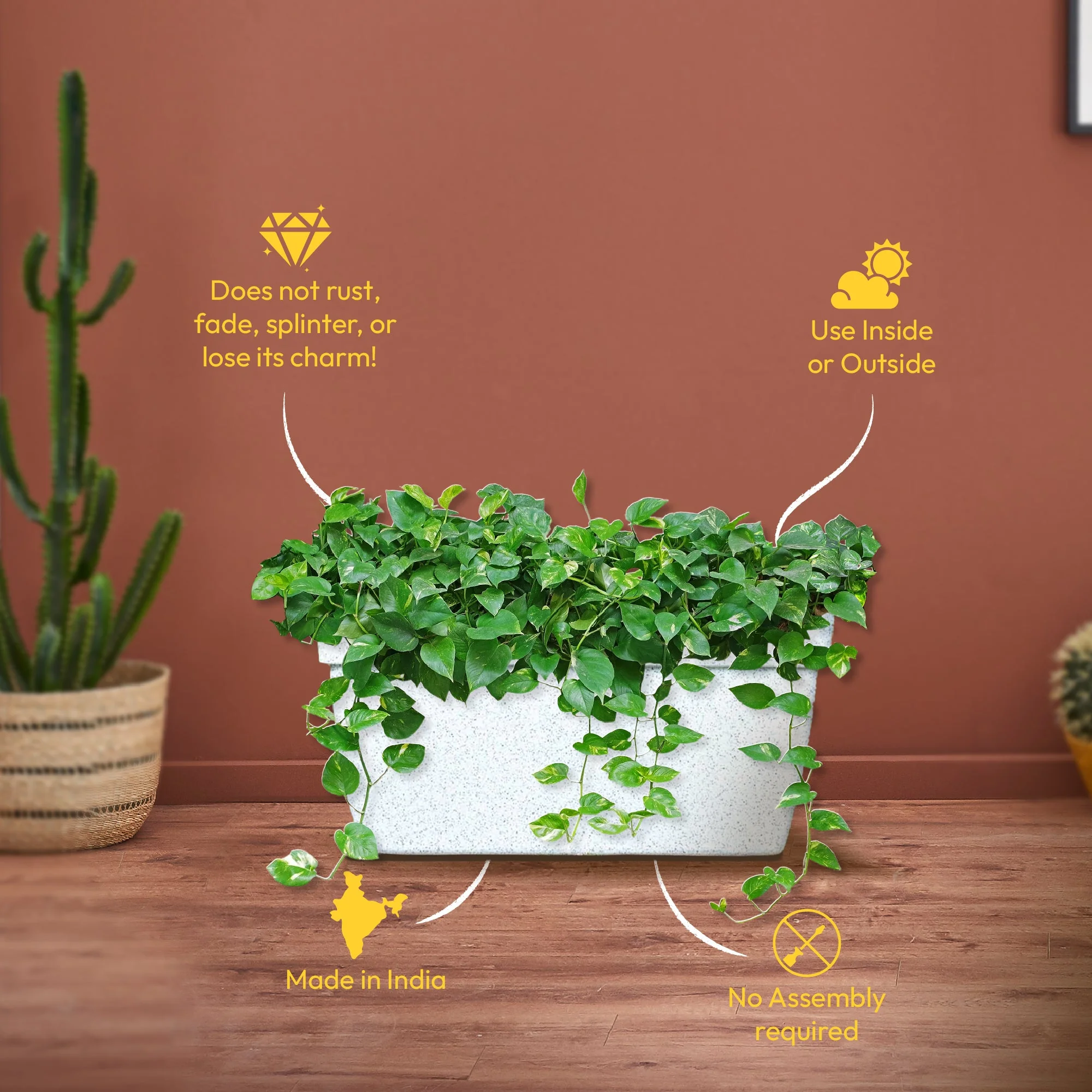 Barca Rectangle Planter - Image 41