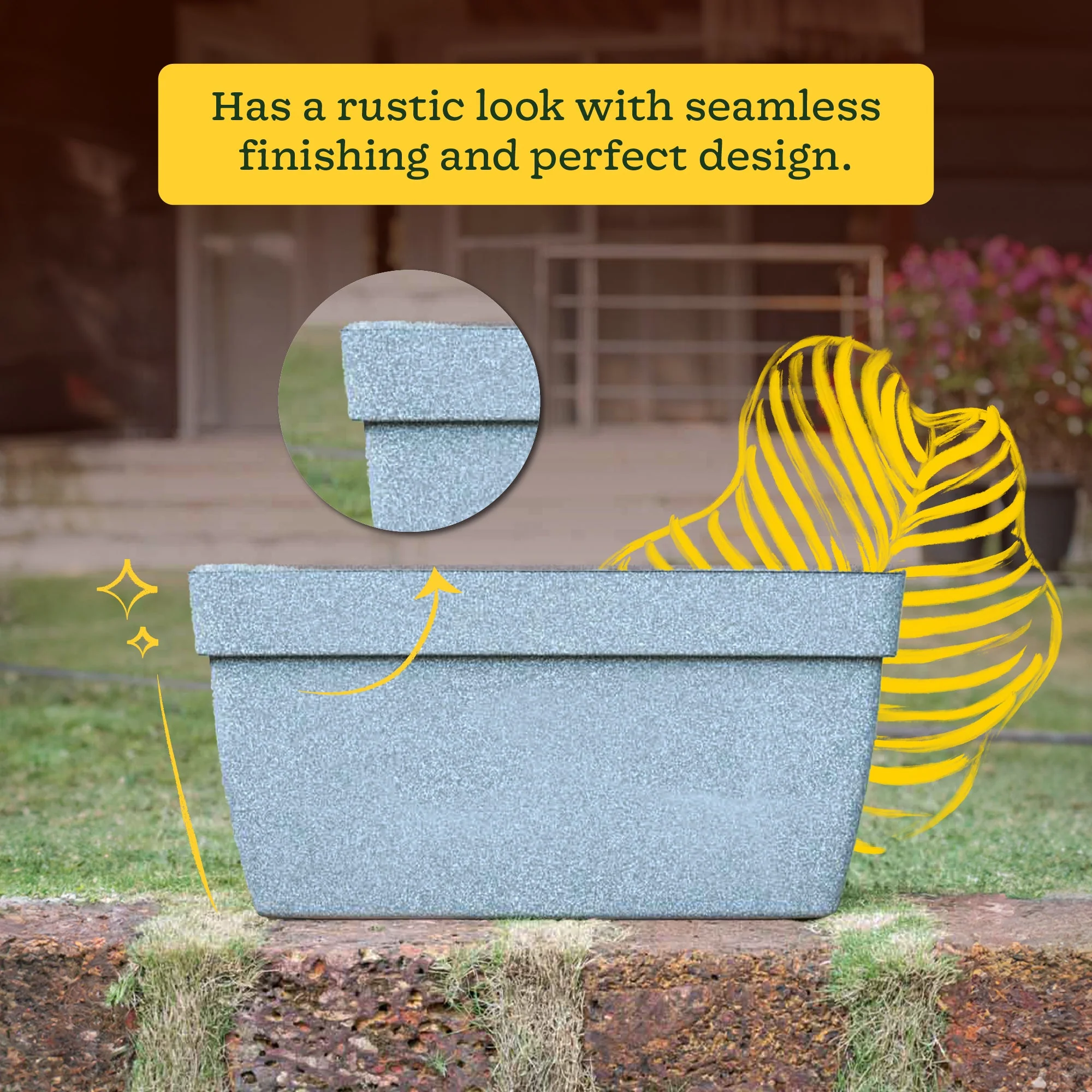 Barca Rectangle Planter - Image 53