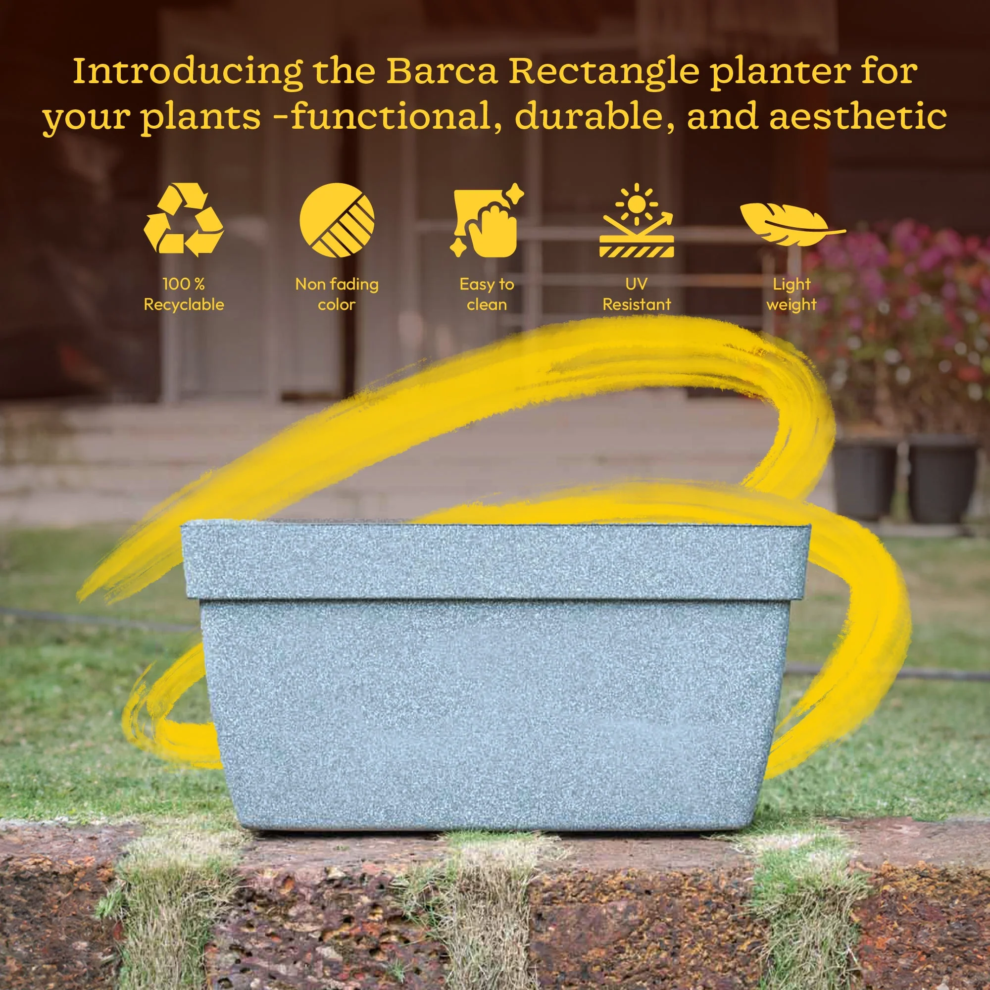 Barca Rectangle Planter - Image 9