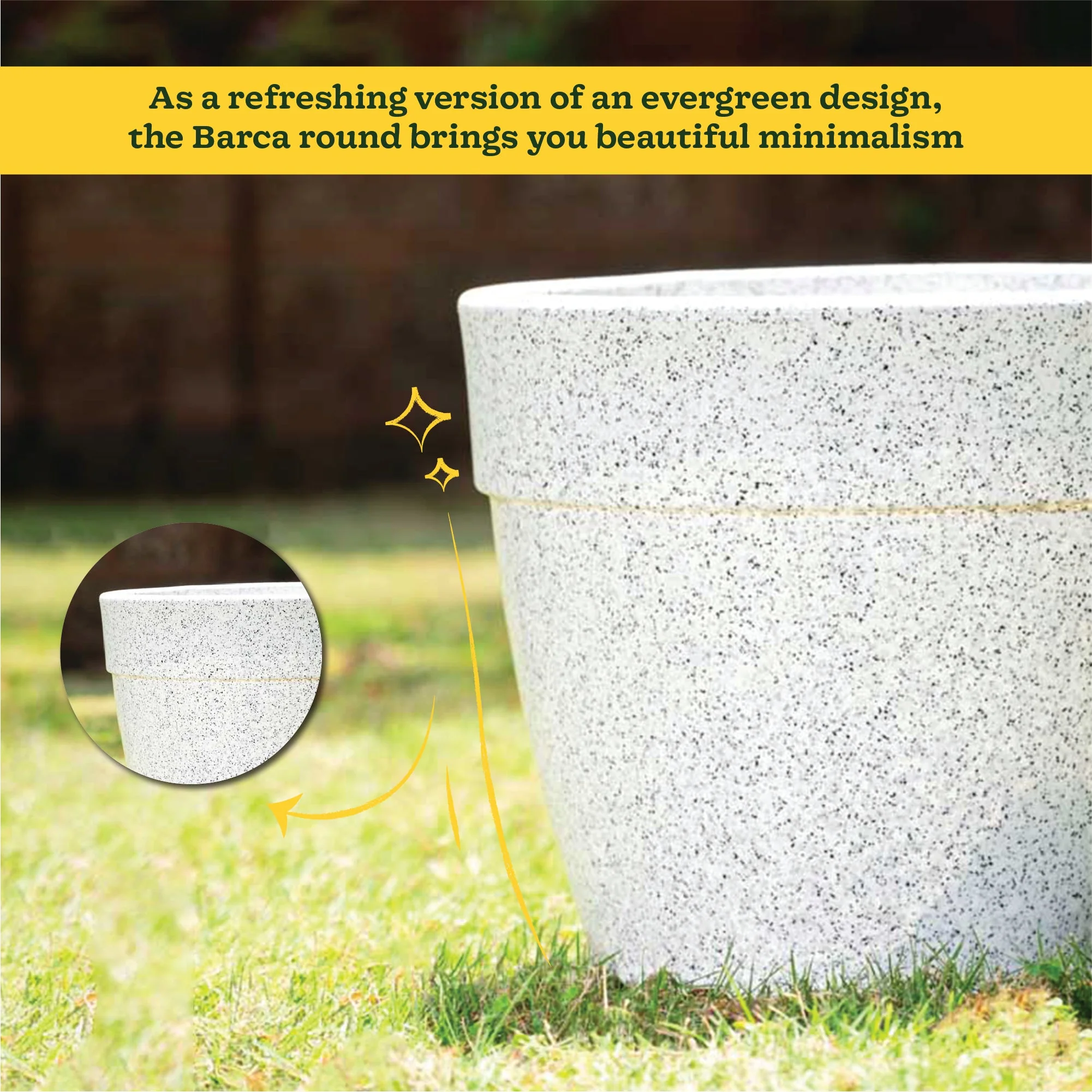 Barca Round Planter - Image 11