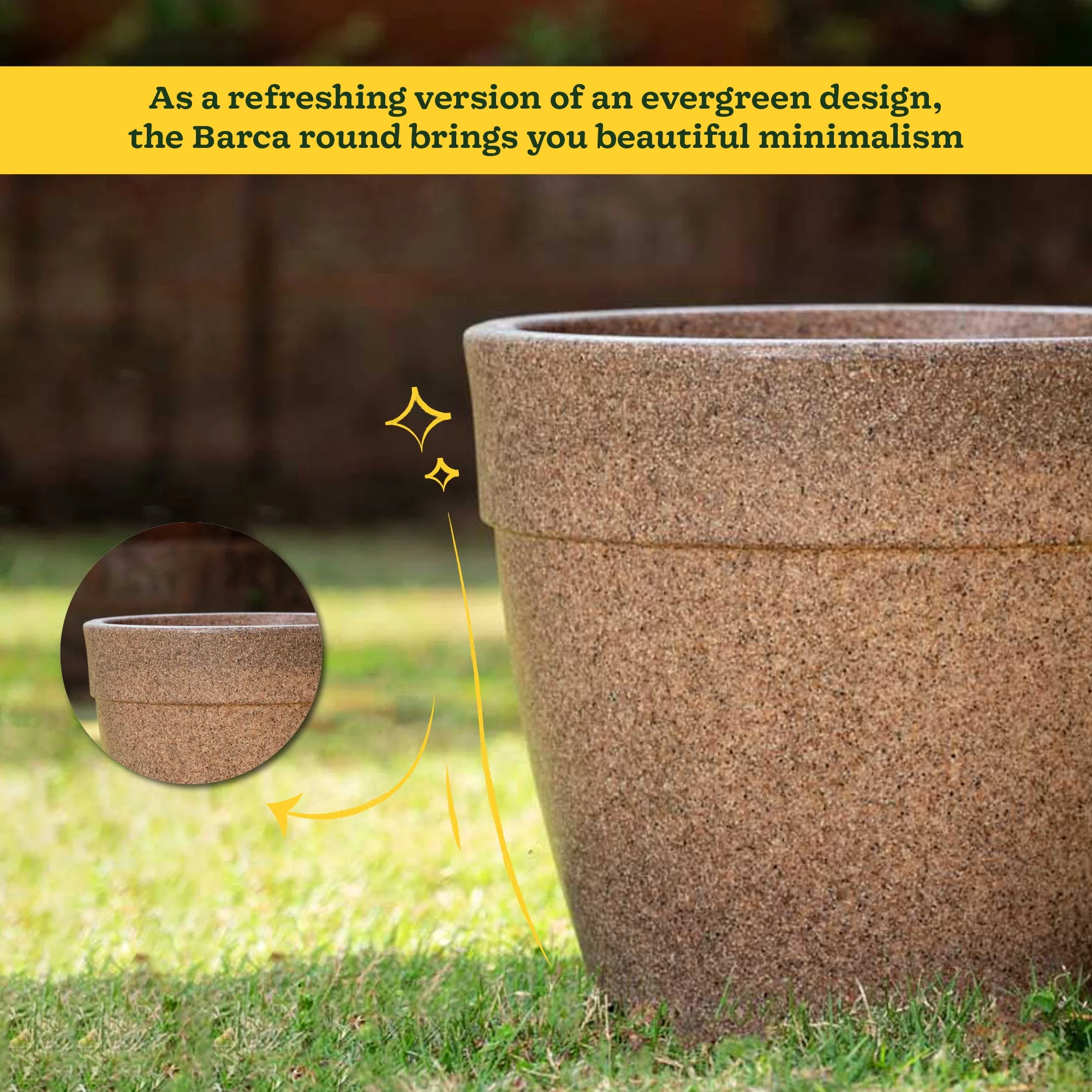 Barca Round Planter - Image 18