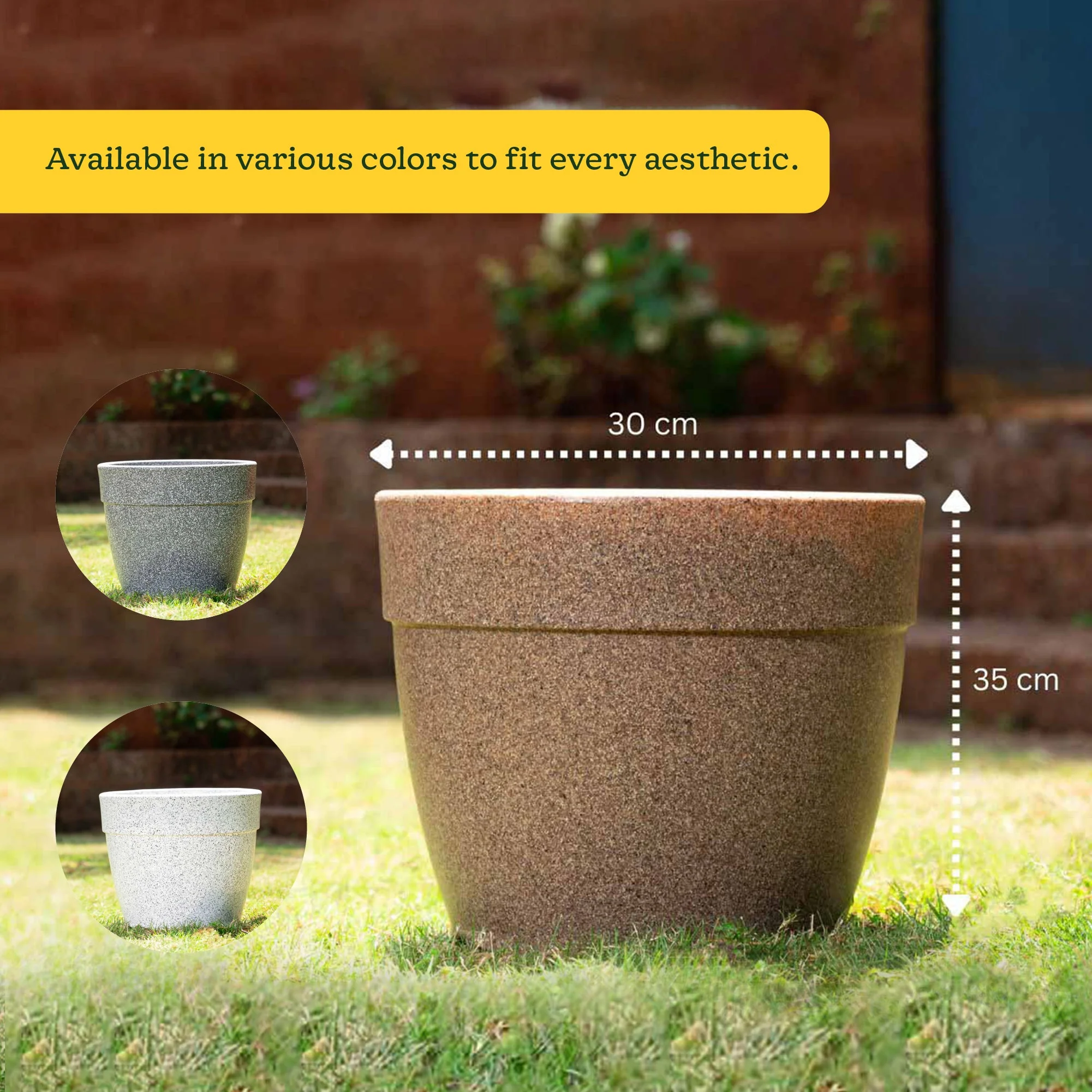 Barca Round Planter - Image 21
