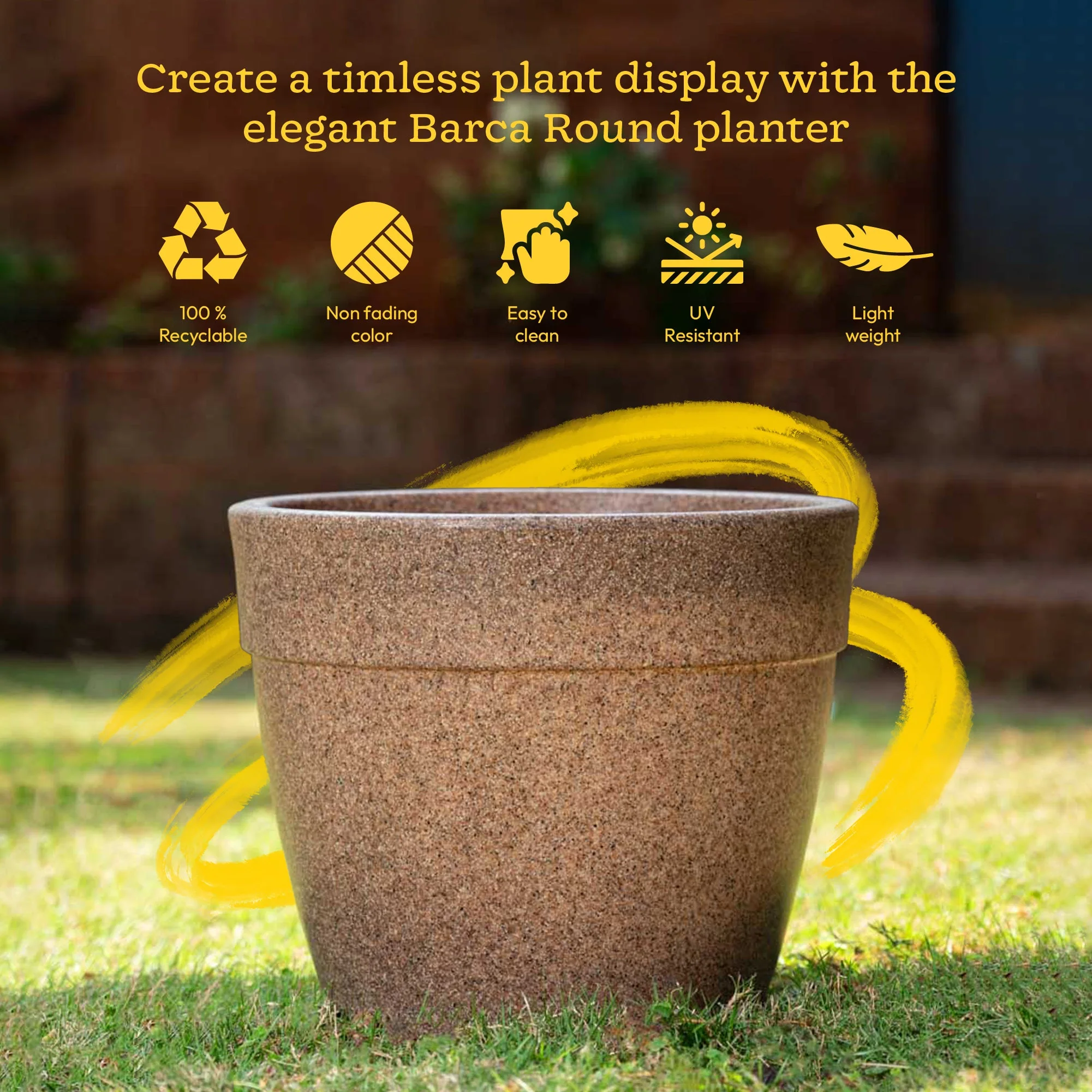 Barca Round Planter - Image 23