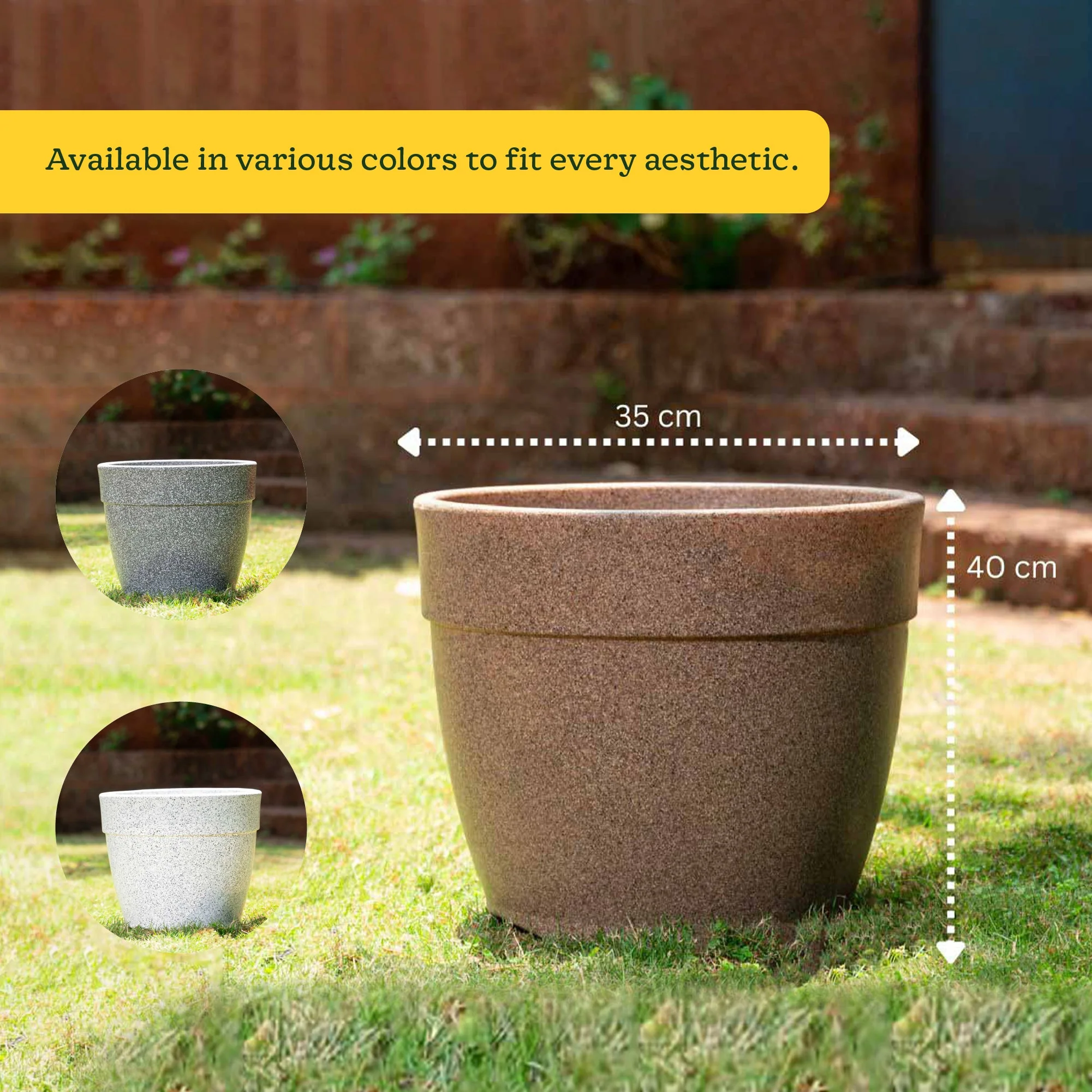 Barca Round Planter - Image 28