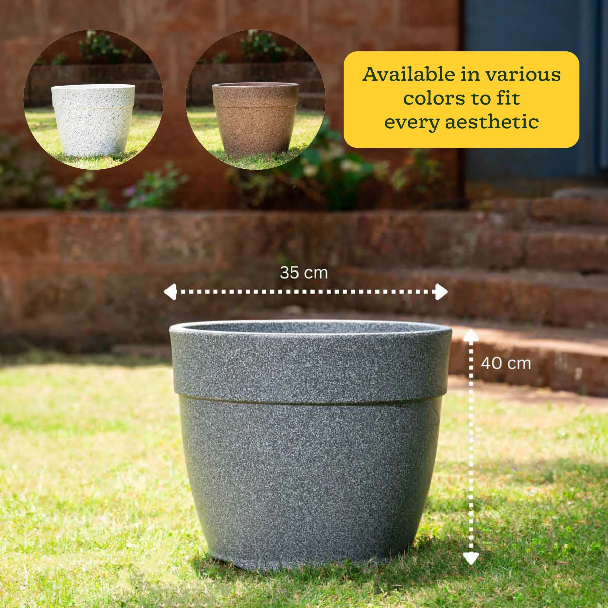 Barca Round Planter - Image 35
