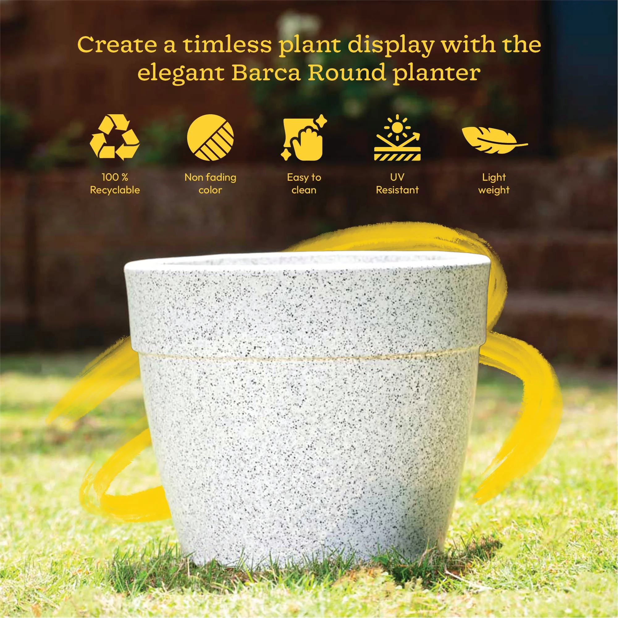 Barca Round Planter - Image 37