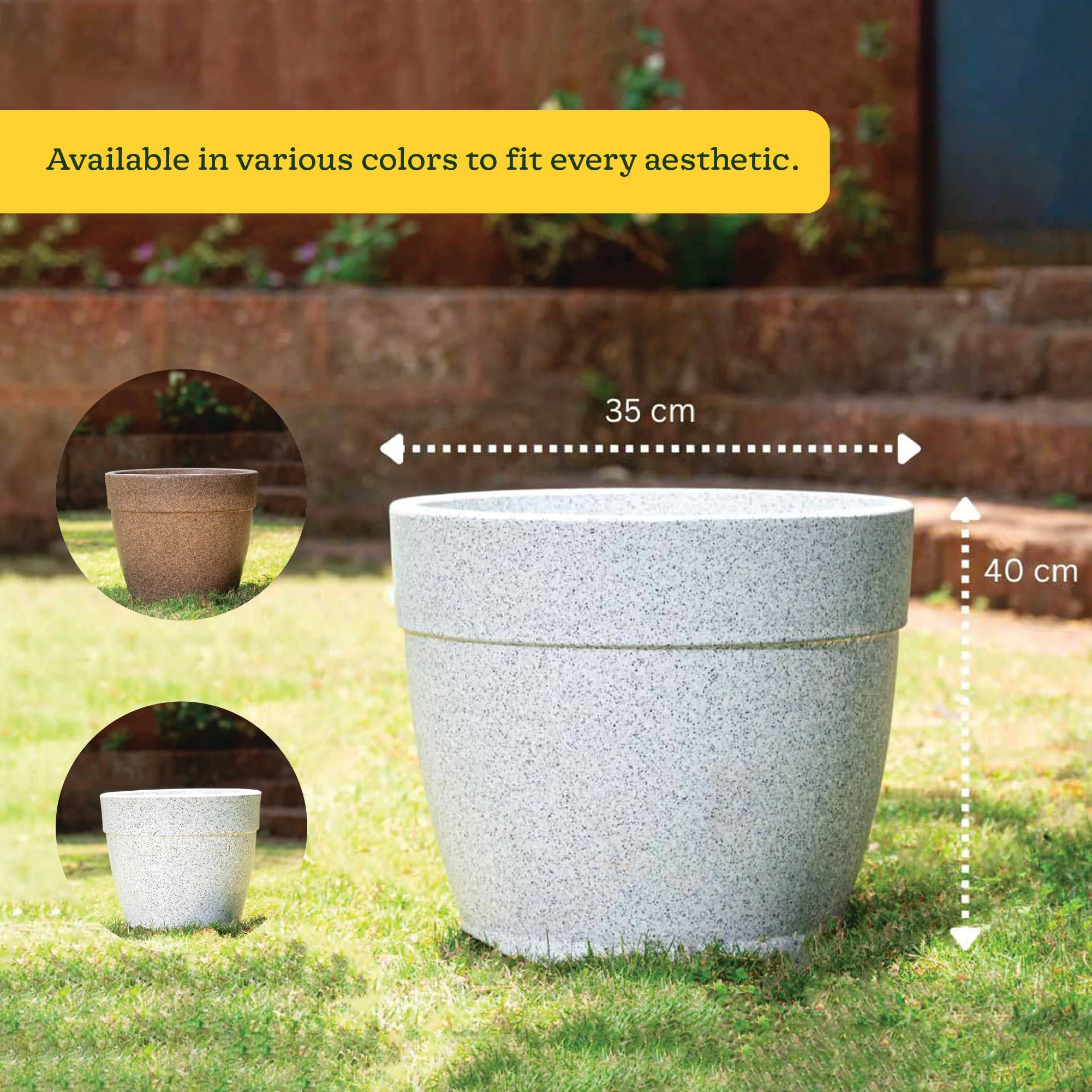 Barca Round Planter - Image 42