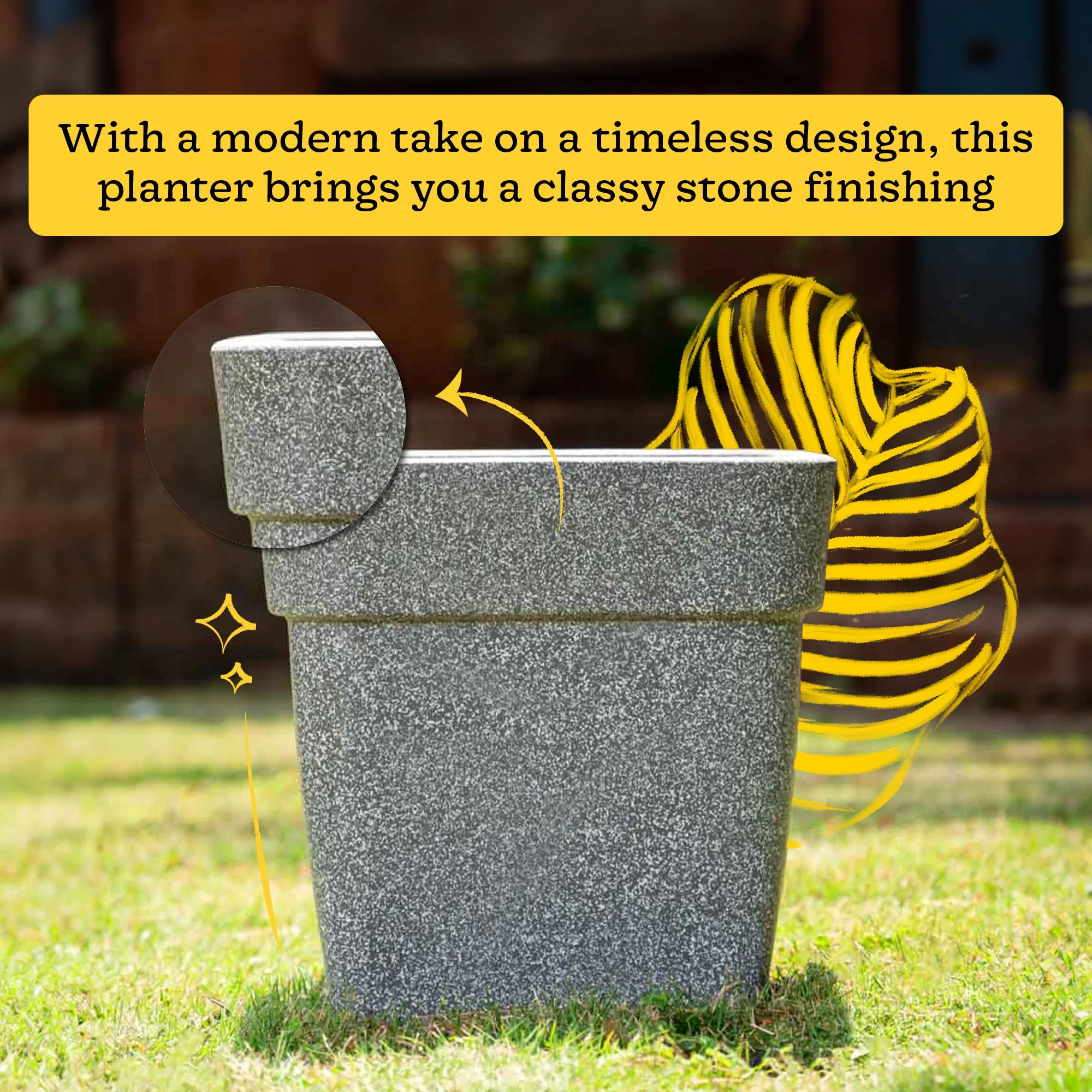Barca Square Planter - Image 39