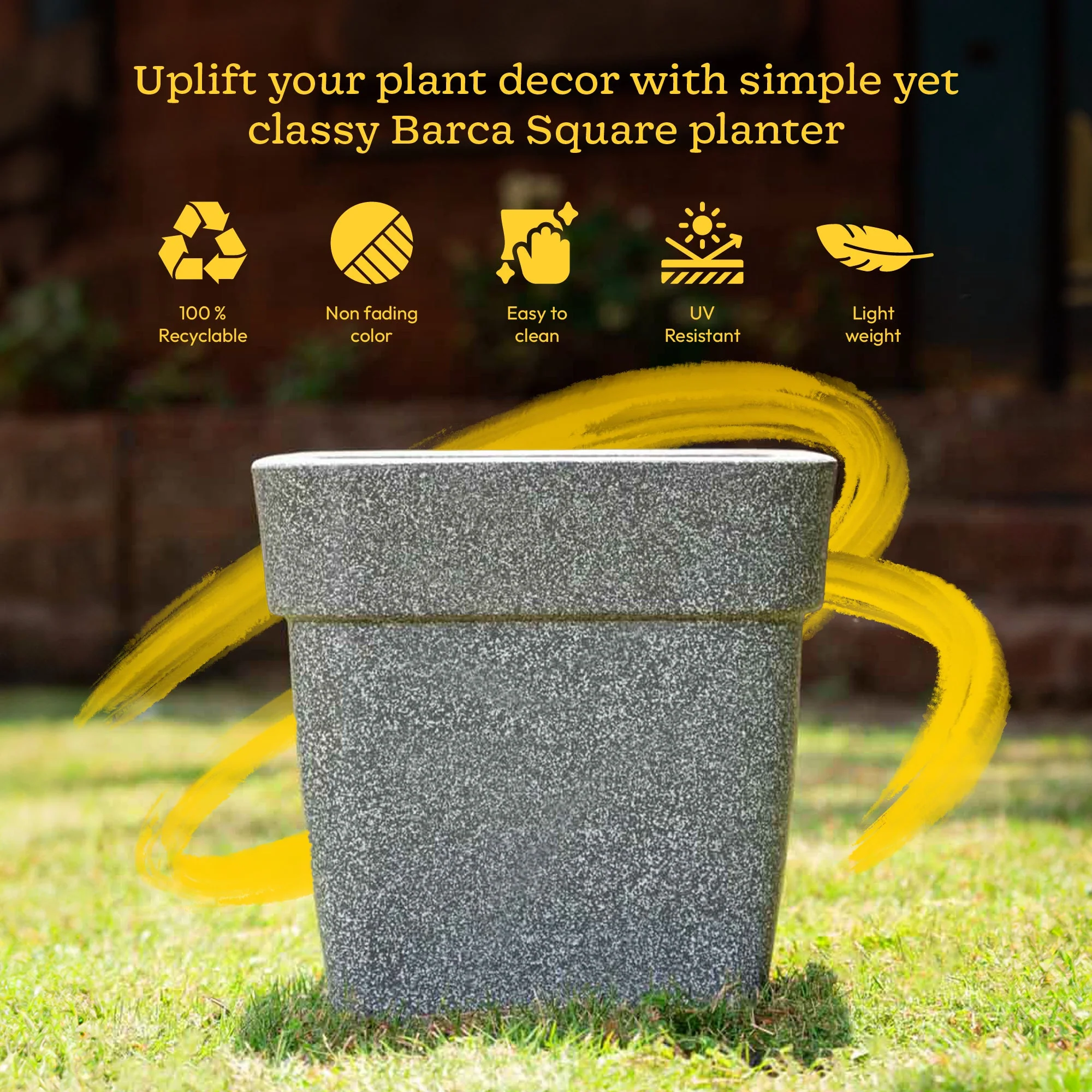 Barca Square Planter - Image 51