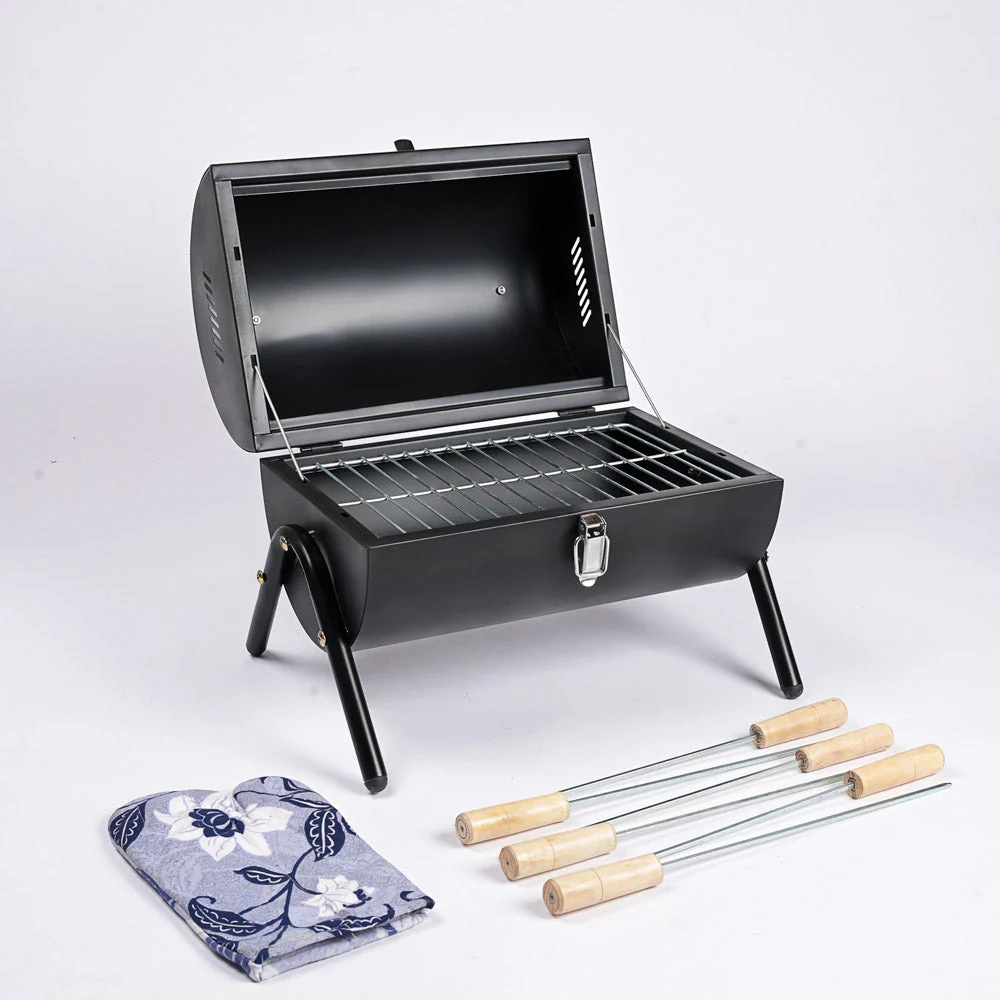 Barrel Style Barbecue Grill - Image 4