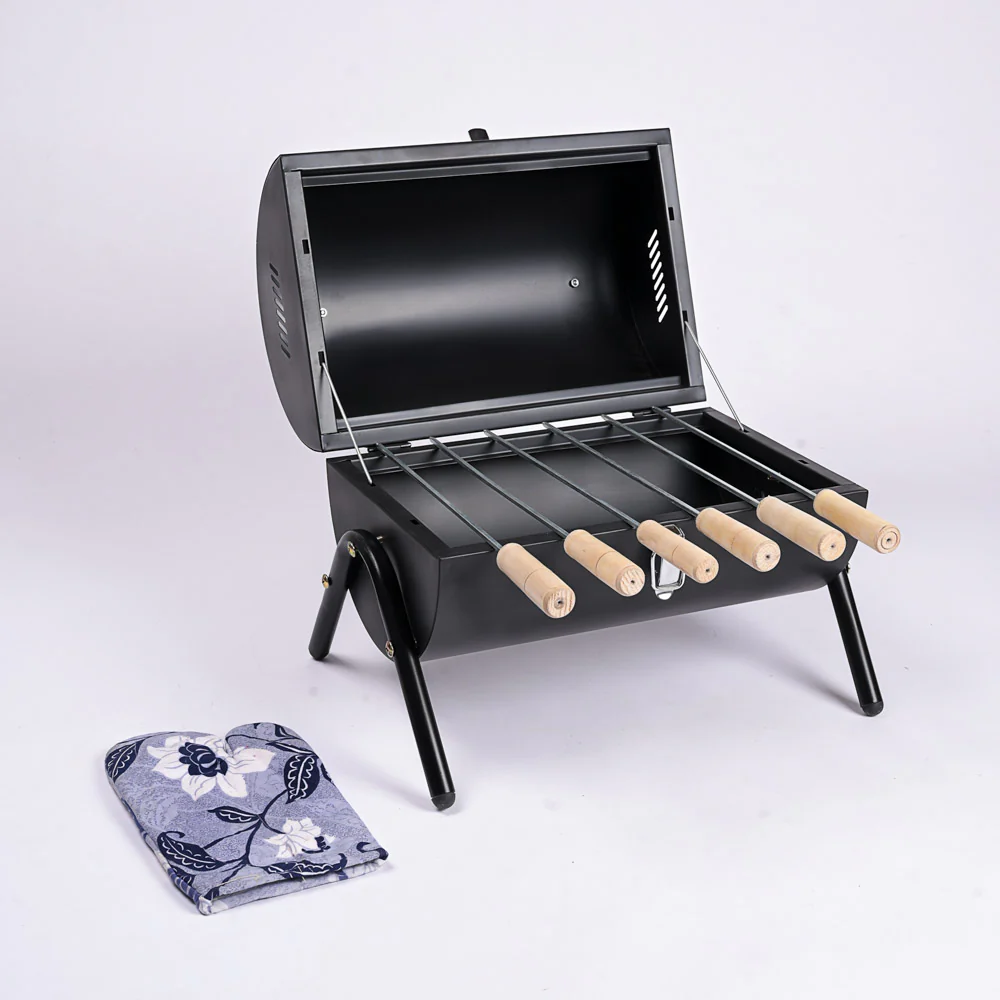 Barrel Style Barbecue Grill - Image 5