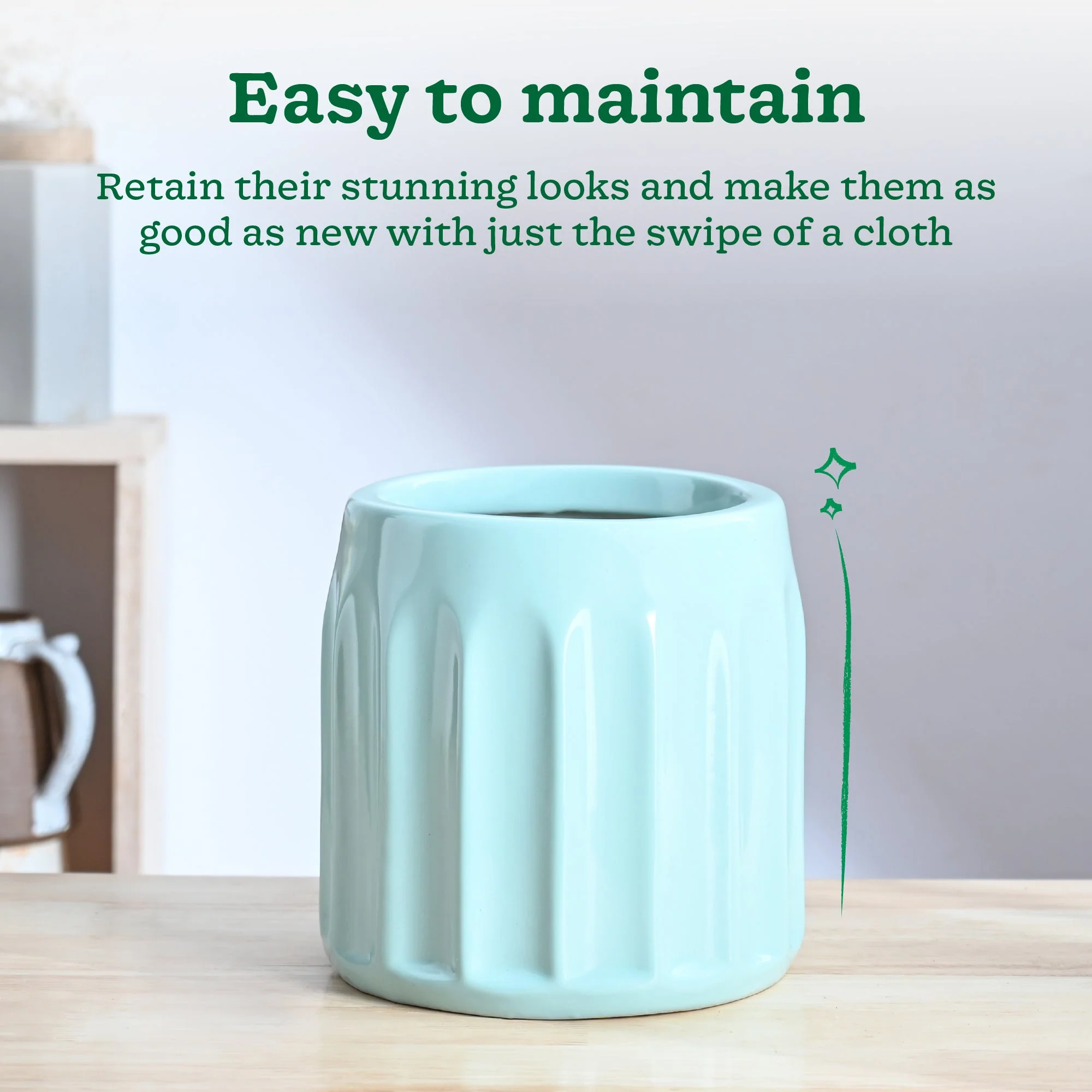 Blushing Sun Ceramic Planter - Image 11