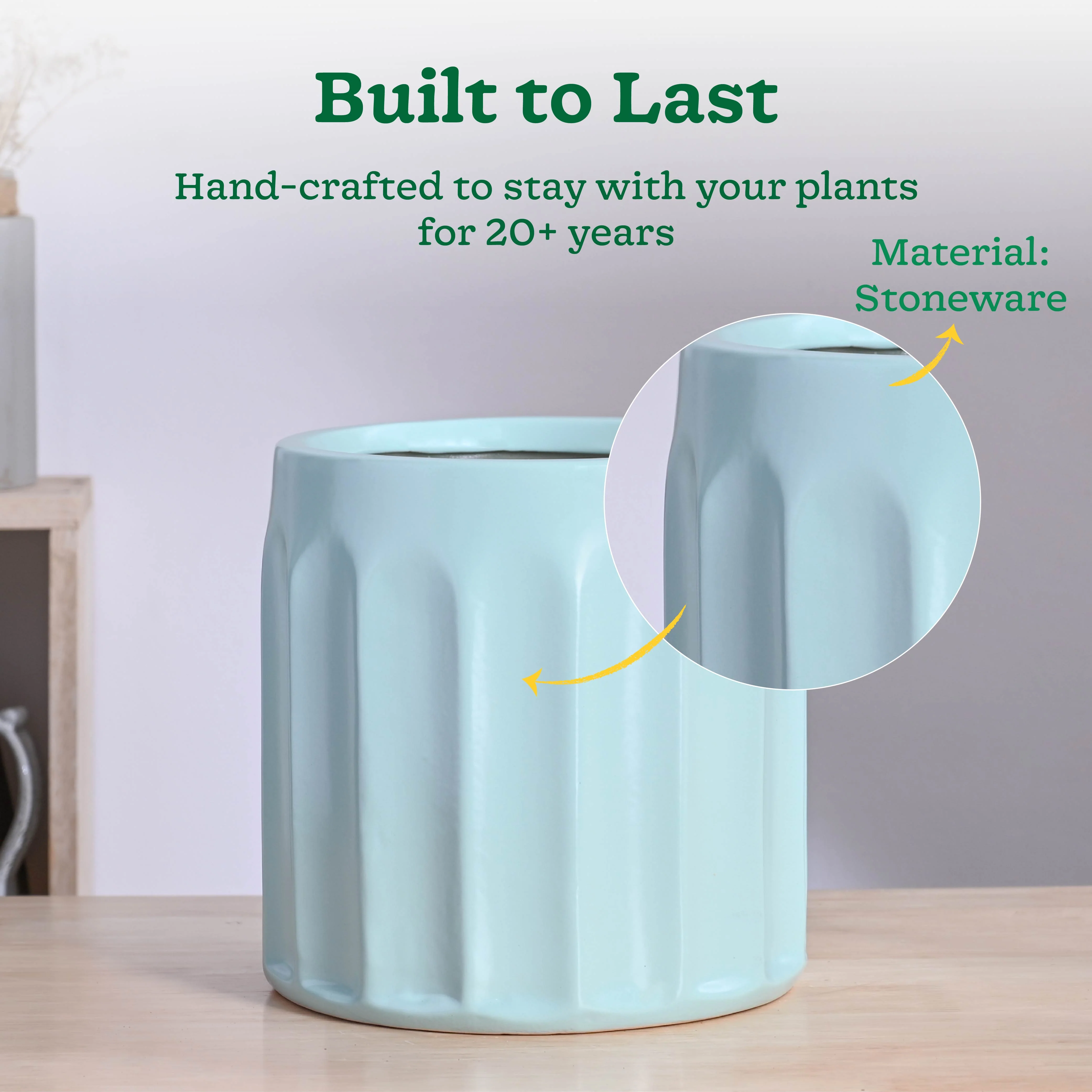 Blushing Sun Ceramic Planter - Image 39