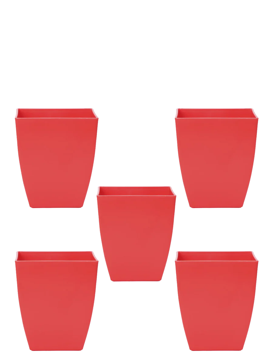 Chatura Plastic Pots - Set of 5 - Image 4
