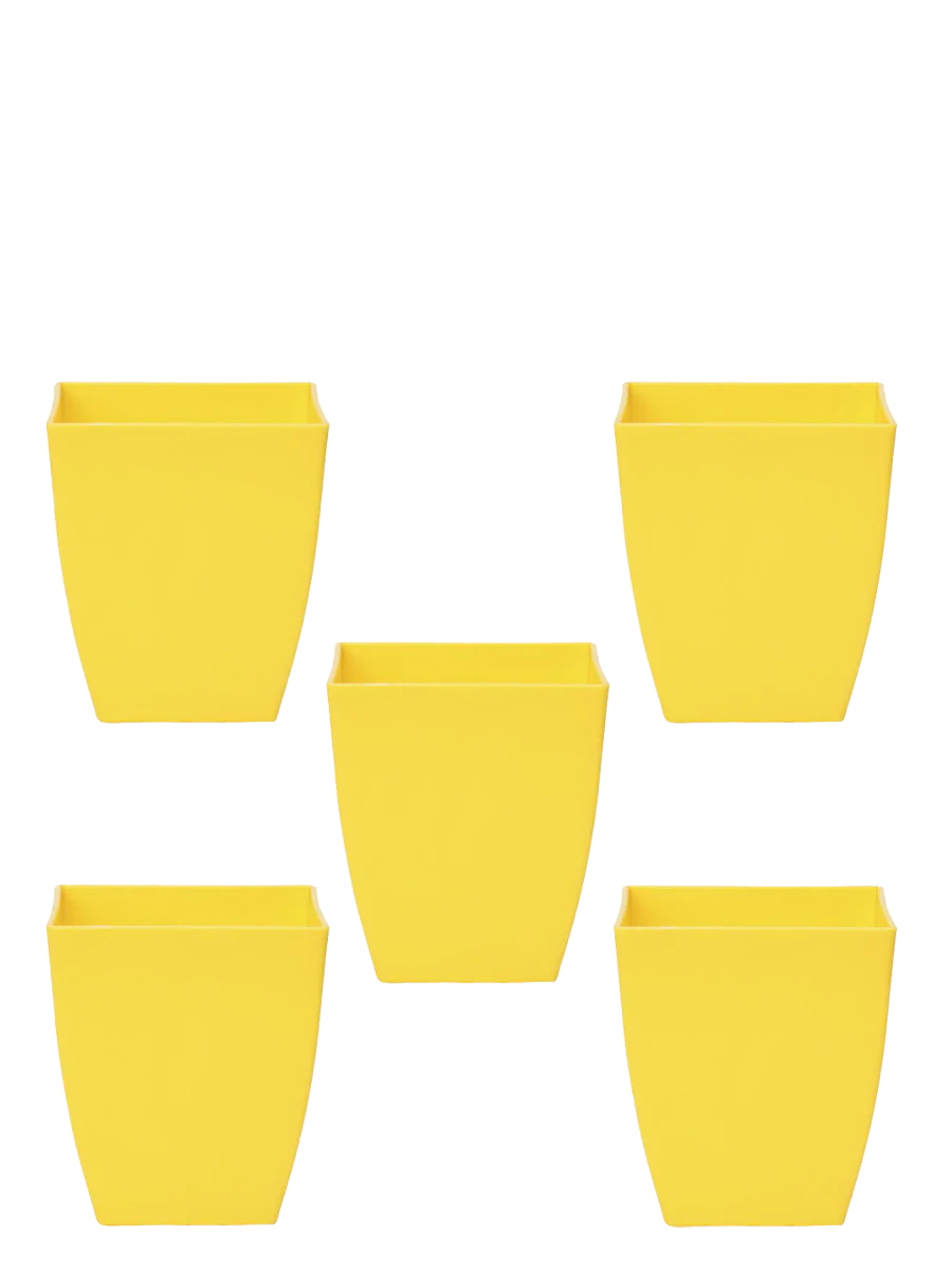 Chatura Plastic Pots - Set of 5 - Image 5