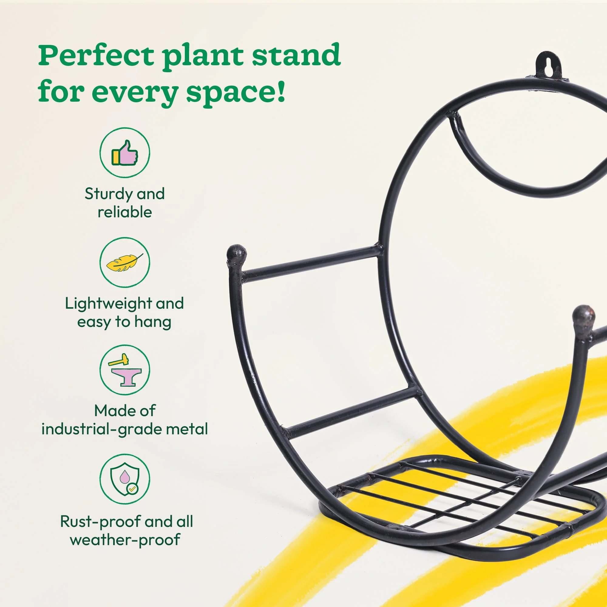 Concave Wall Mounting Planter - Image 3