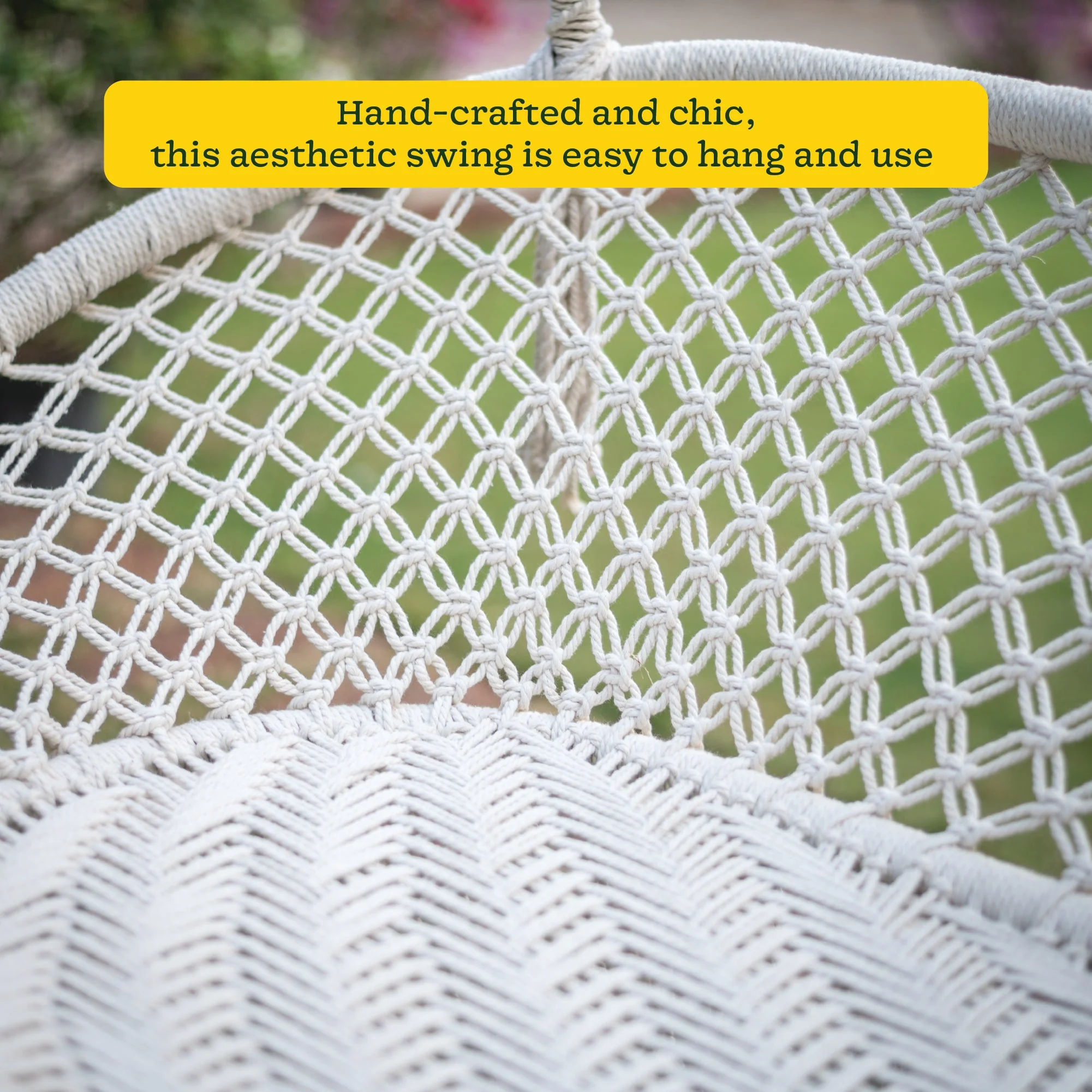 Cotton Double Person Swing - Image 6
