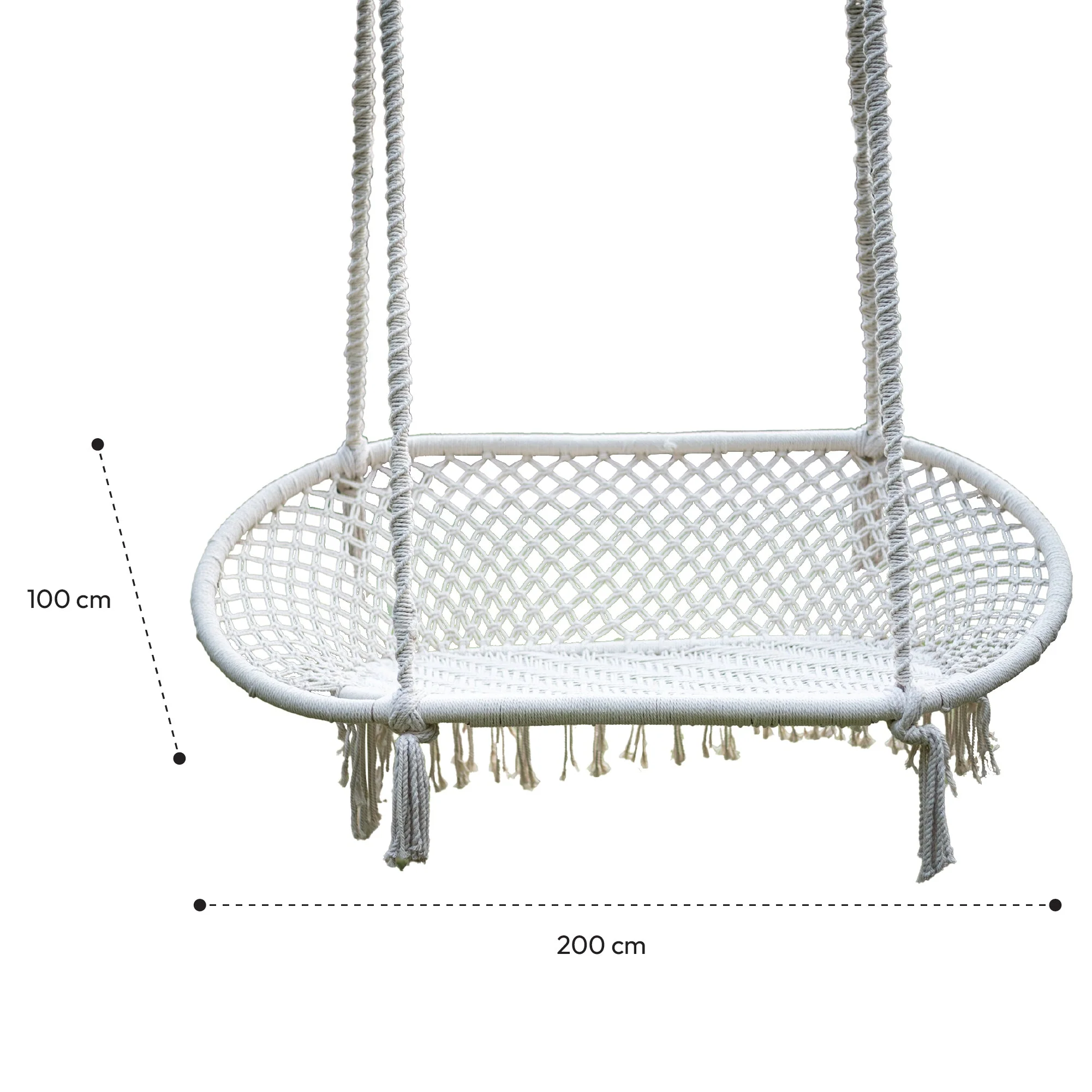 Cotton Double Person Swing - Image 7