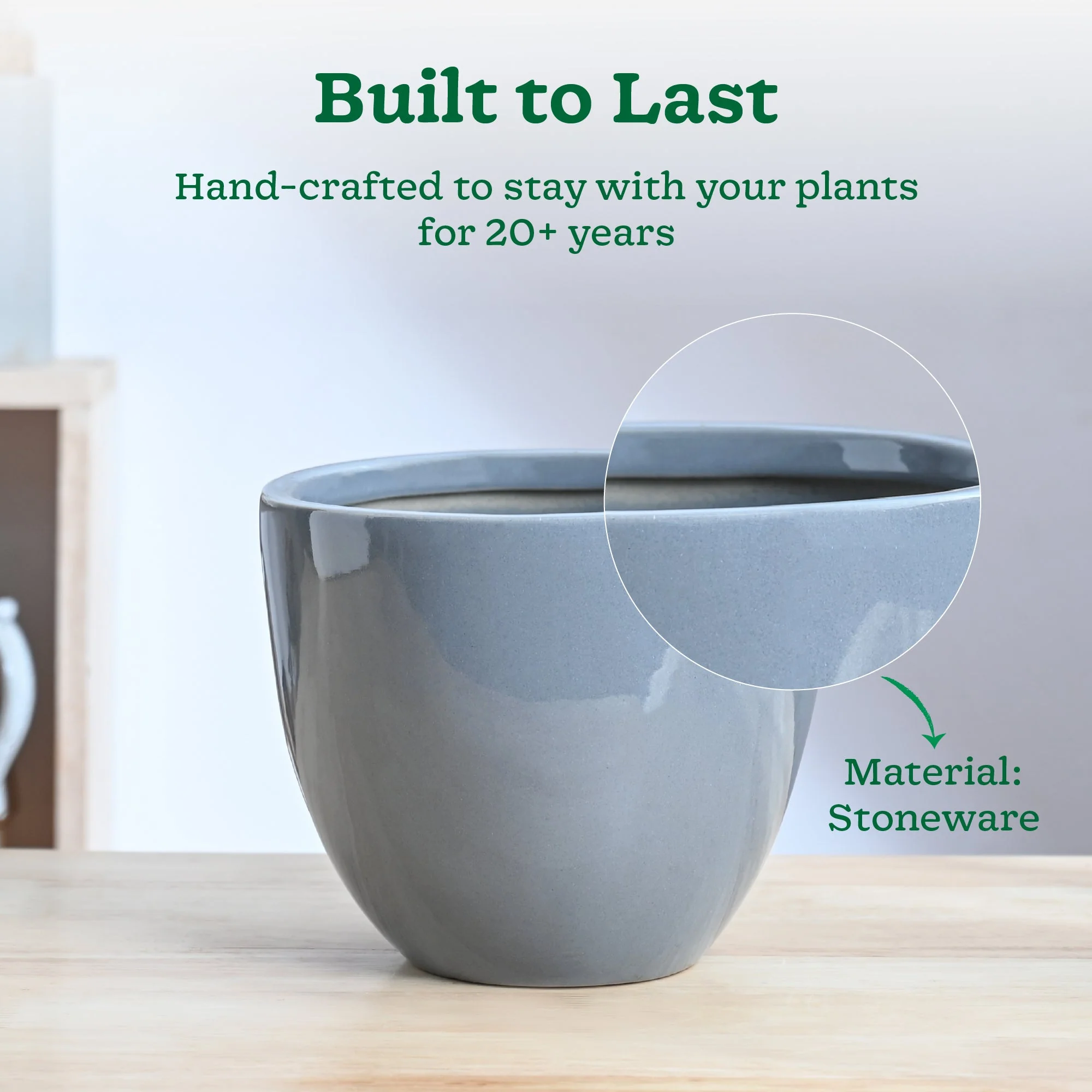 Echoing Eternity Ceramic Planter - Image 11