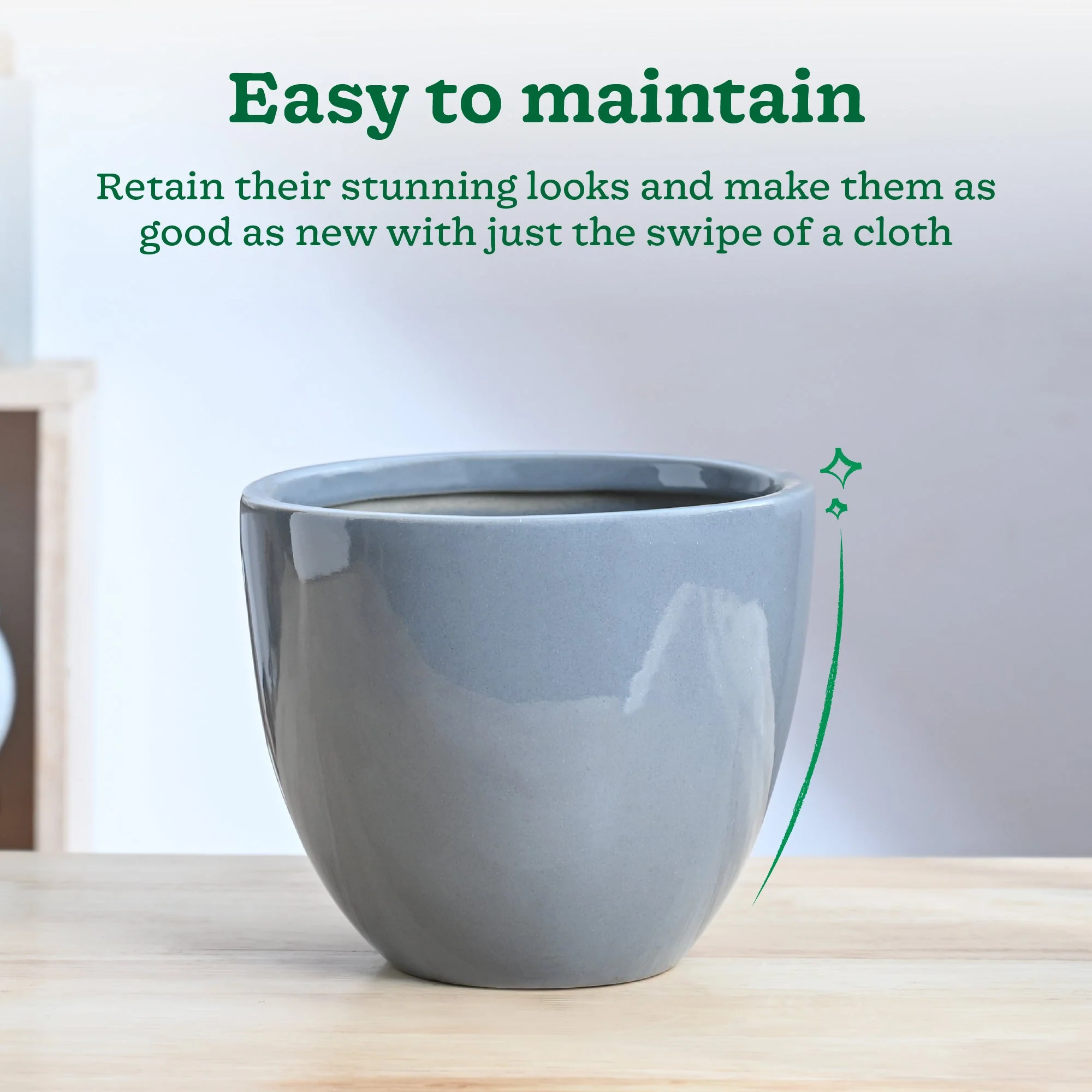 Echoing Eternity Ceramic Planter - Image 12