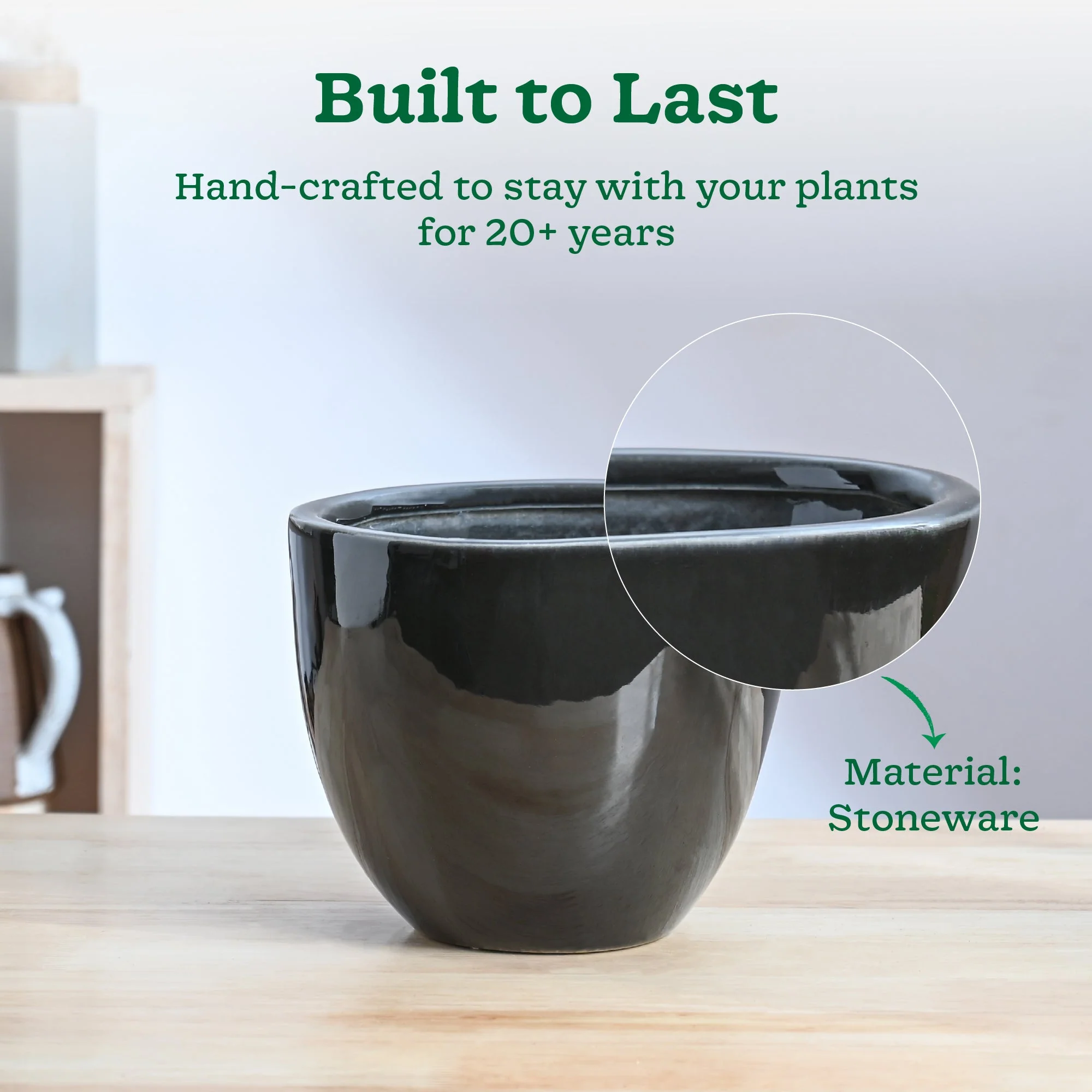 Echoing Eternity Ceramic Planter - Image 19