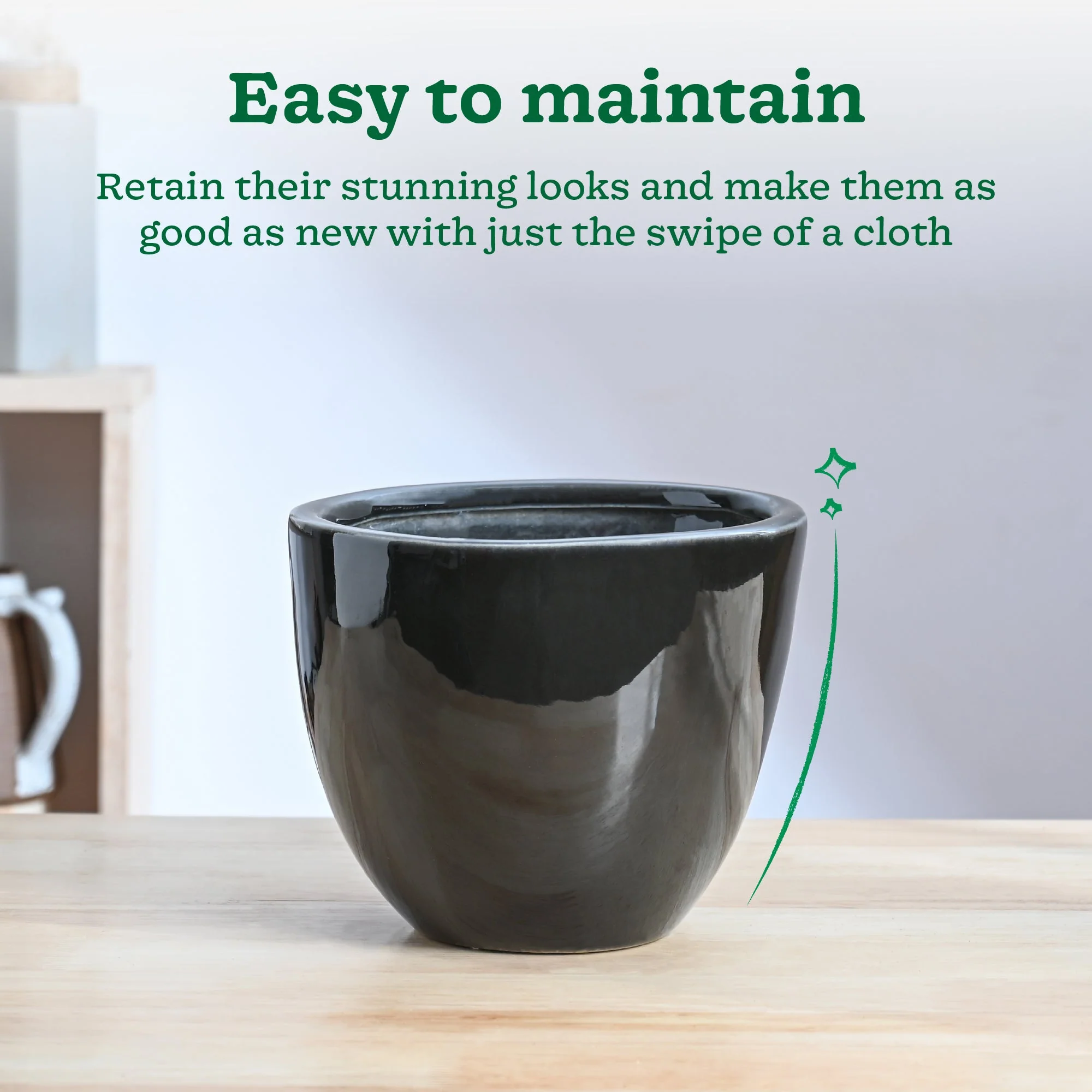 Echoing Eternity Ceramic Planter - Image 20
