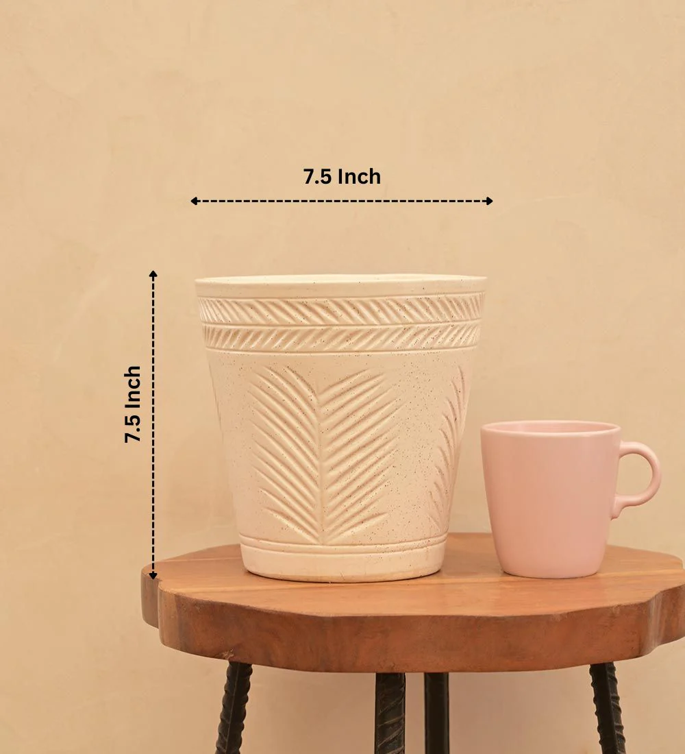 Embosse Ceramic Planter - Image 3