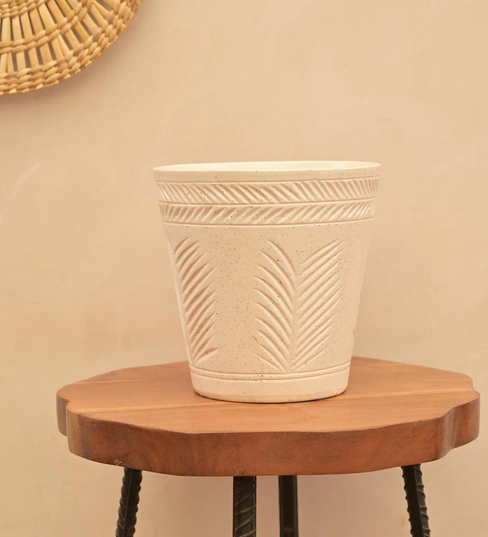 Embosse Ceramic Planter - Image 4