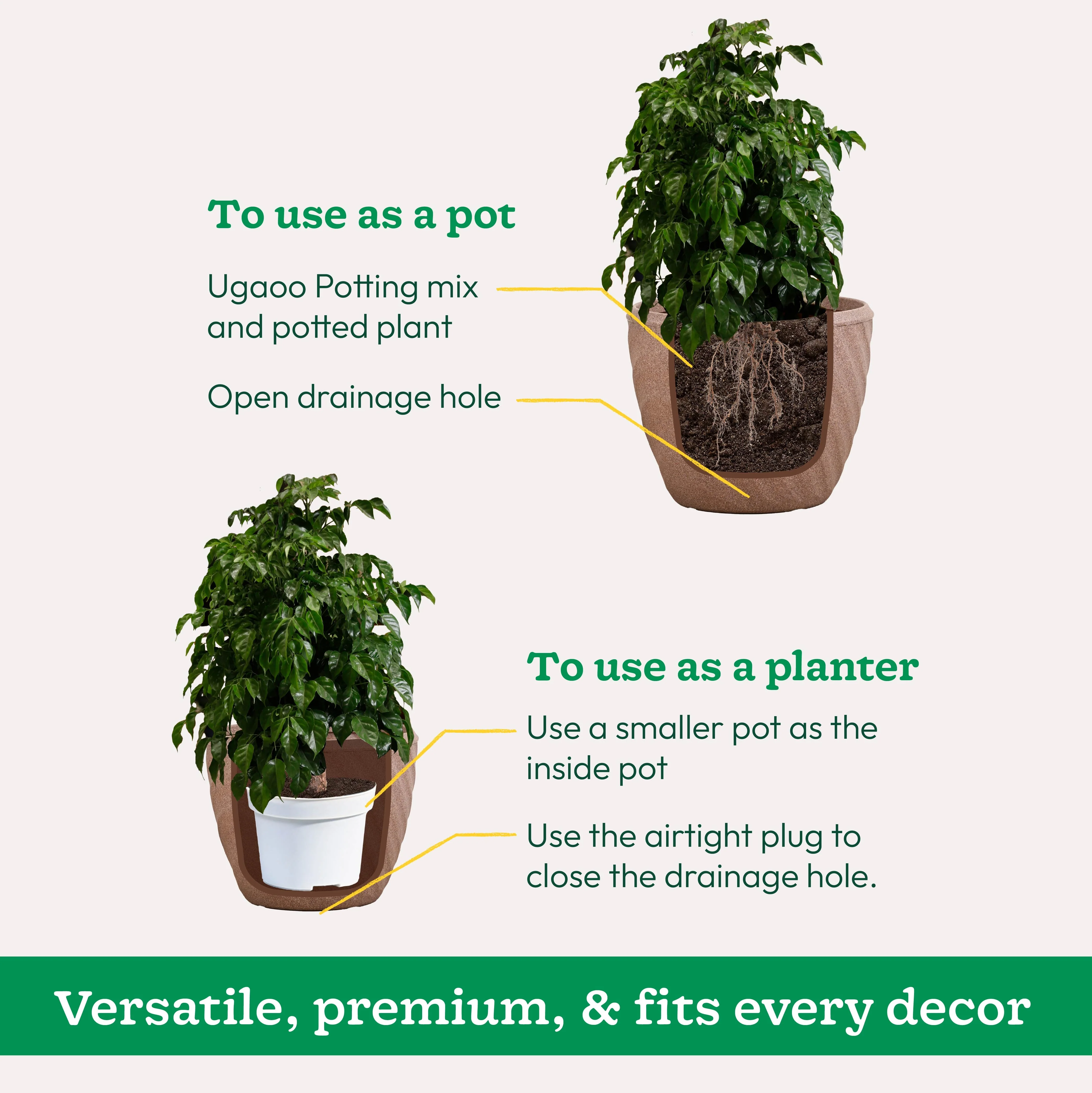Euro Plastic Planter - Image 4