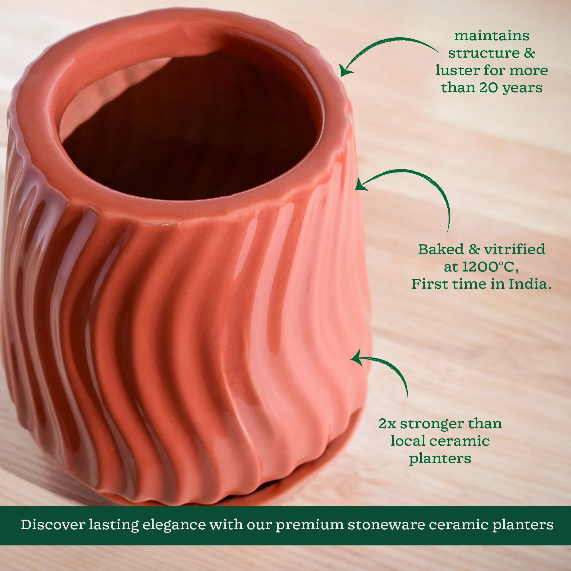 Fallen Angel Ceramic Planter - Image 5