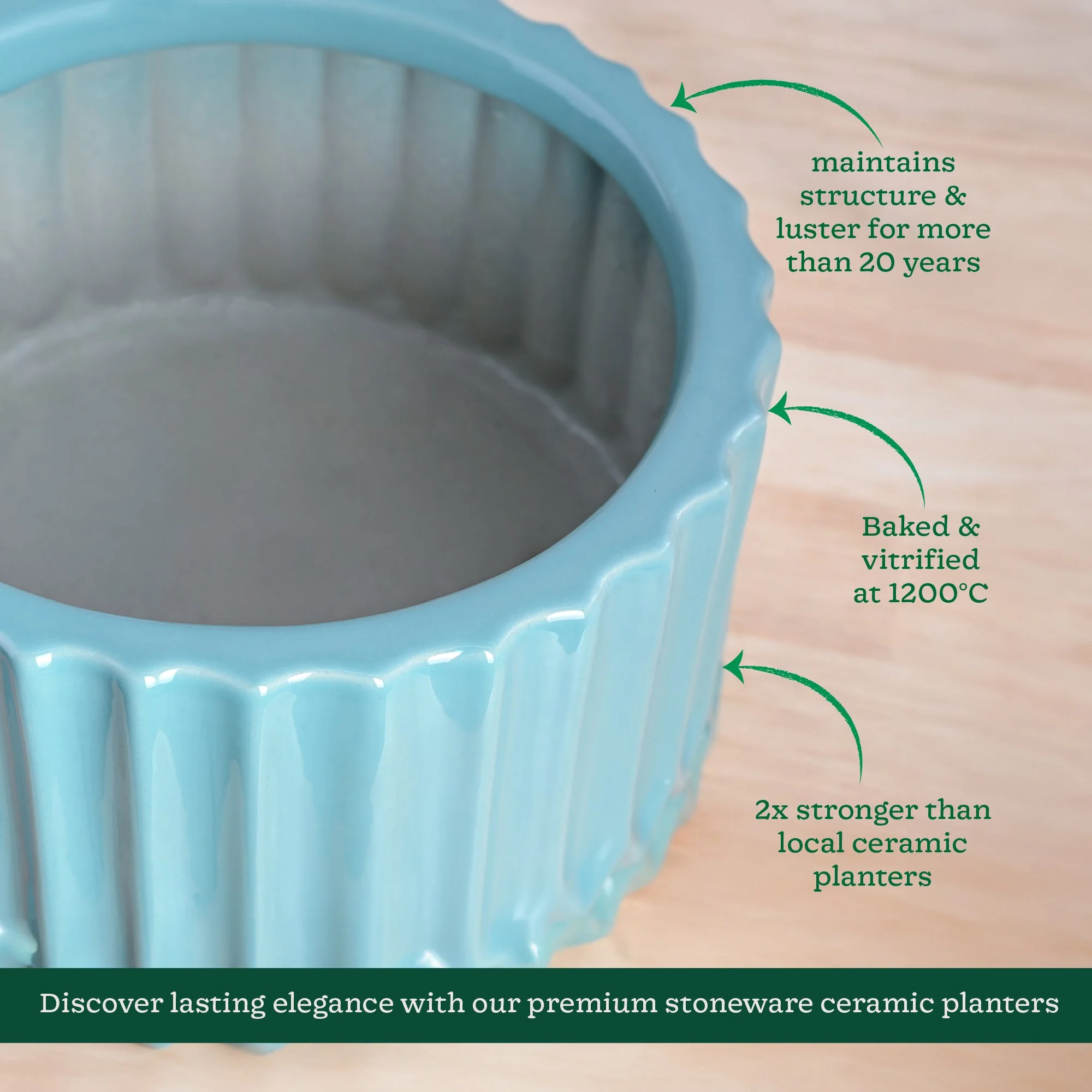 Fleeting Bliss Ceramic Planter - Image 10