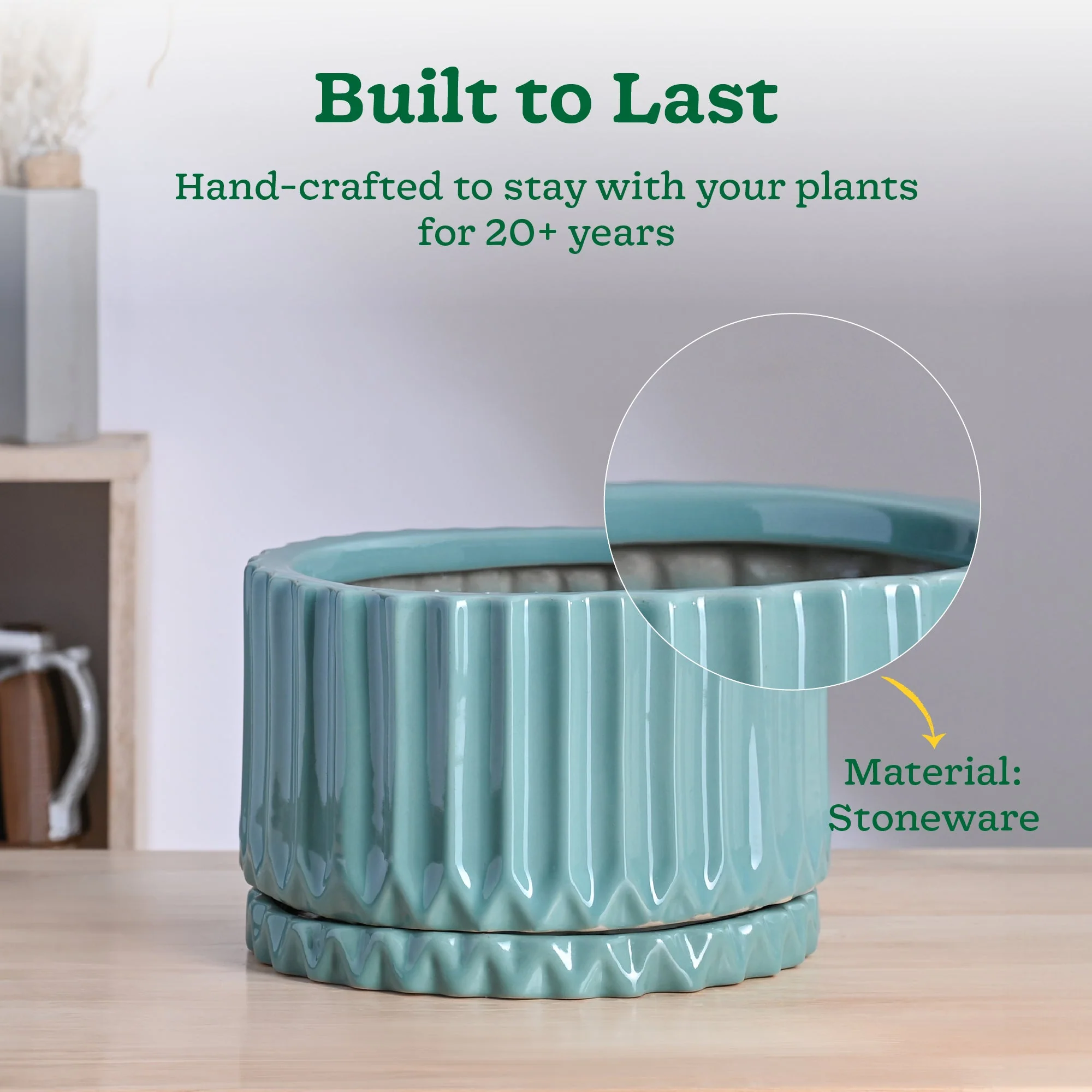 Fleeting Bliss Ceramic Planter - Image 8