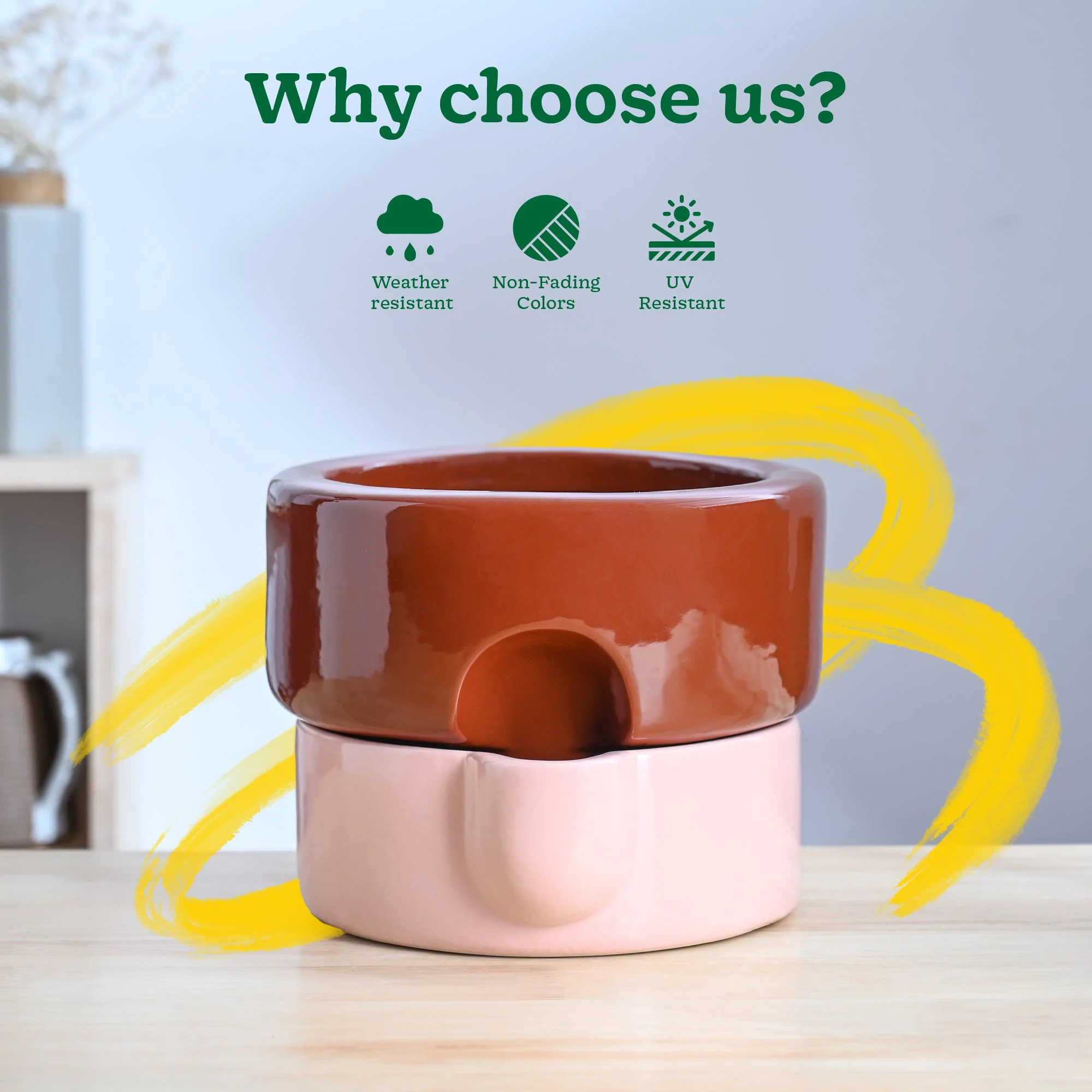 Flower Sunflower Ceramic Planter - Image 6