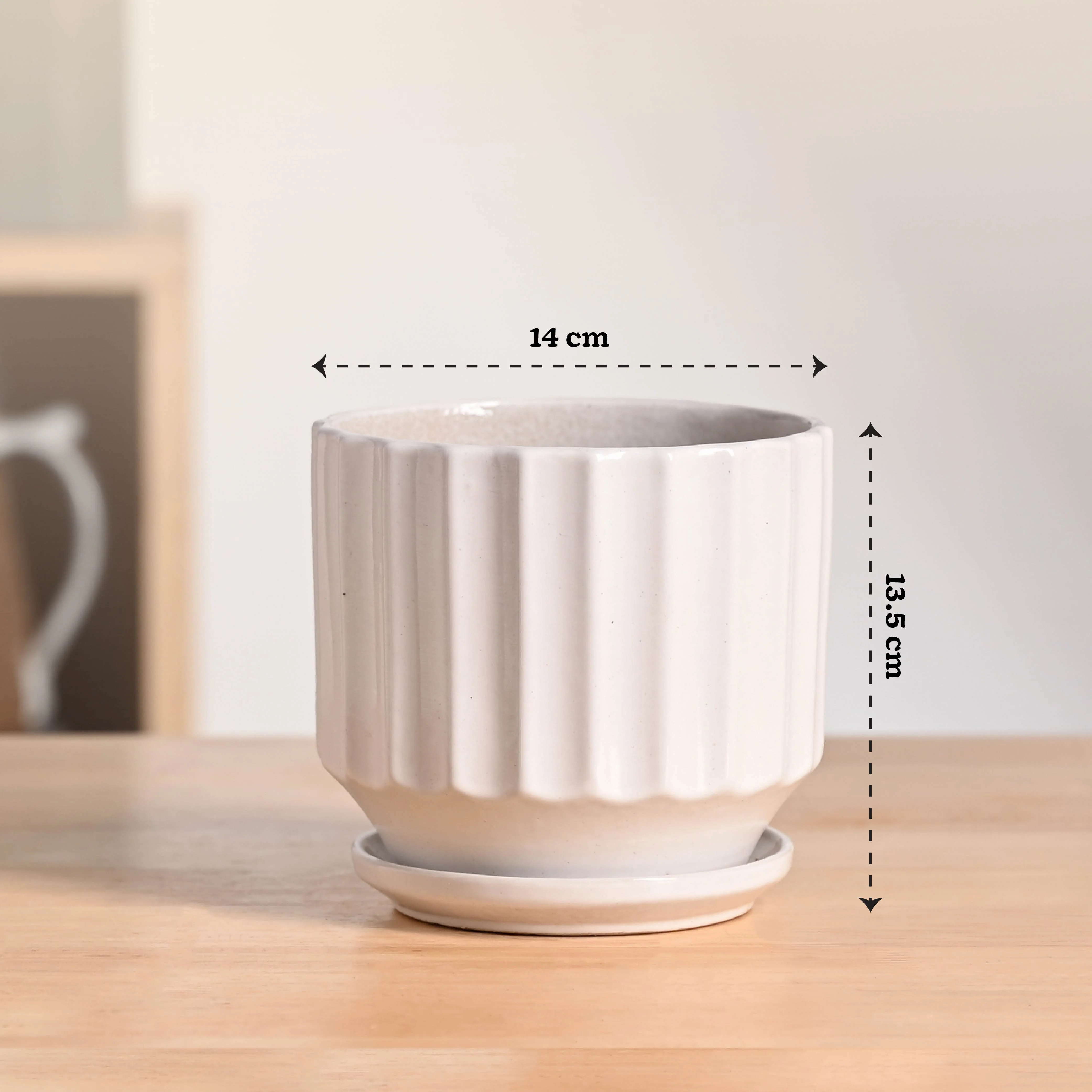 Frosted Ceramic Pot - Image 32