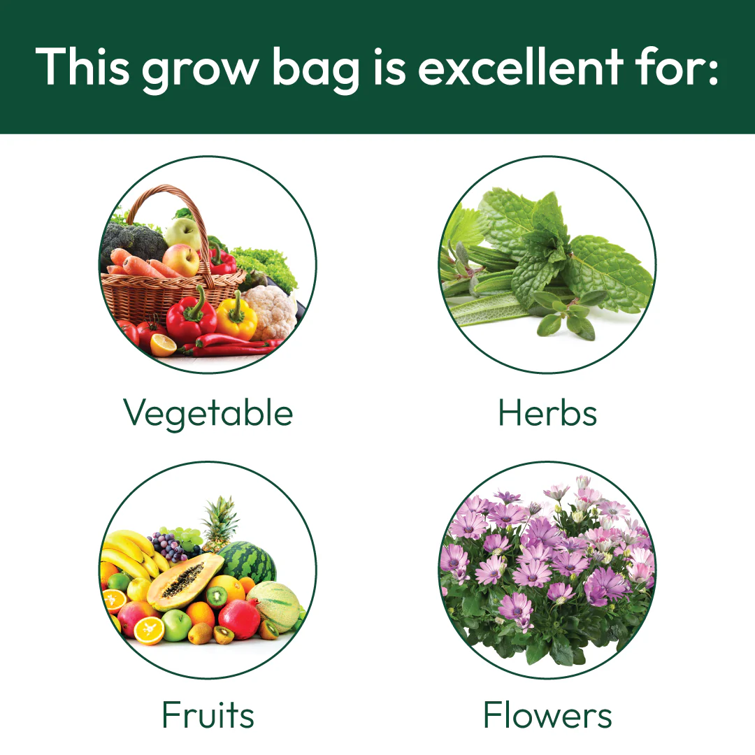 Geo-Fabric Round Grow Bag - 12 in x 12 in (Dia. x Height) - Image 4