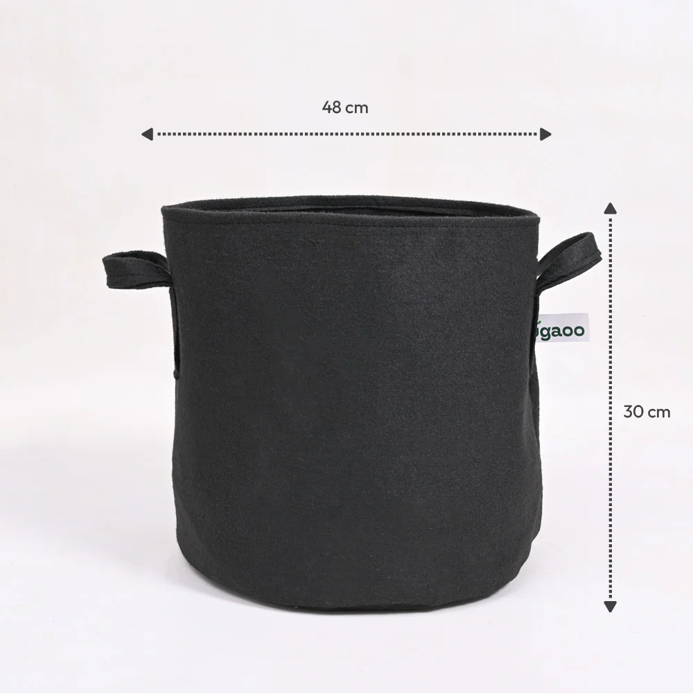 Geo-Fabric Round Grow Bag - 12 in x 12 in (Dia. x Height) - Image 6