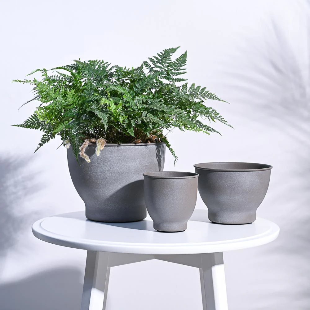 Gunmetal Goblet Planter - Image 11