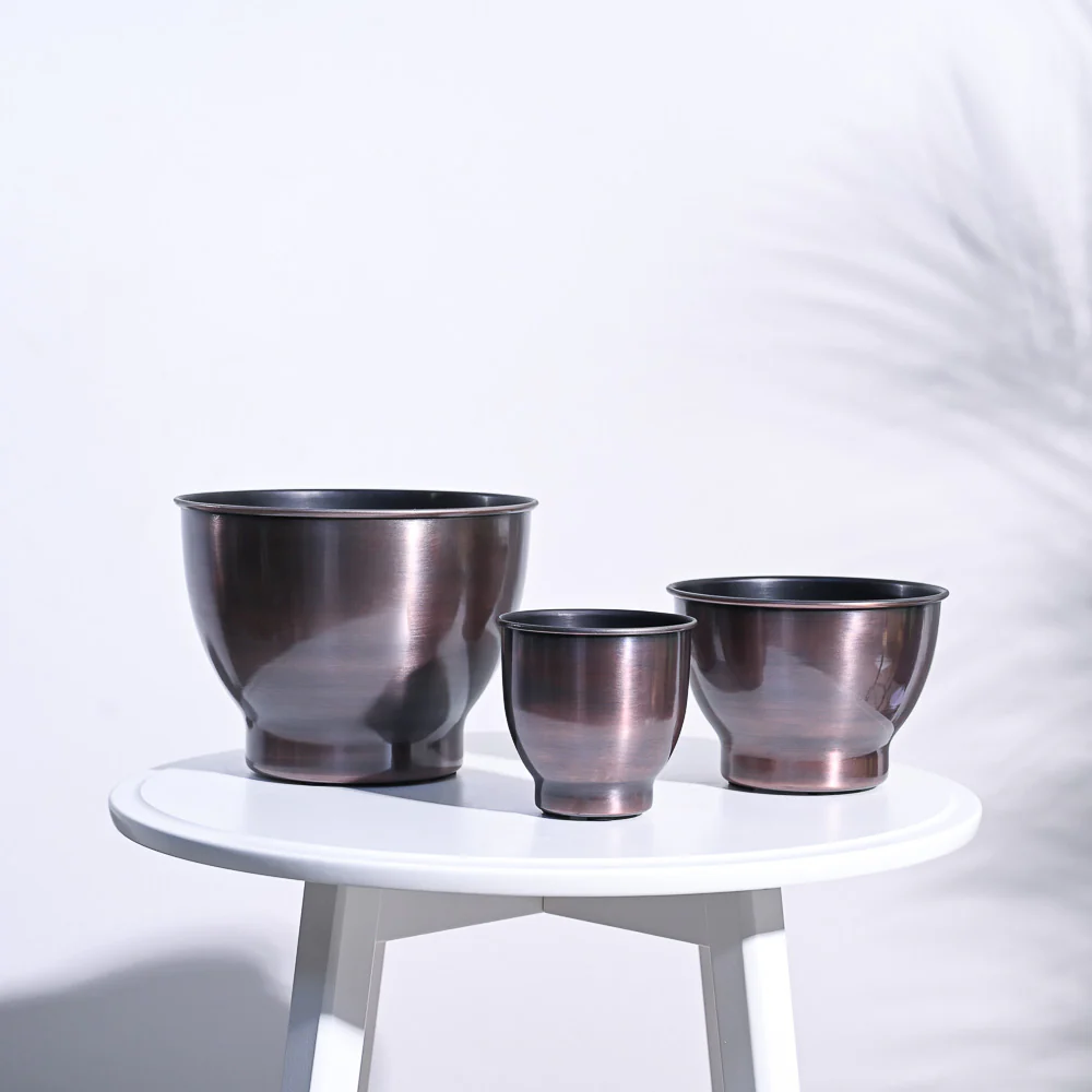 Gunmetal Goblet Planter - Image 8