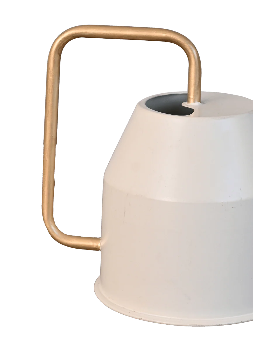 Haifoss Watering Can - Ivory & Gold - Image 5