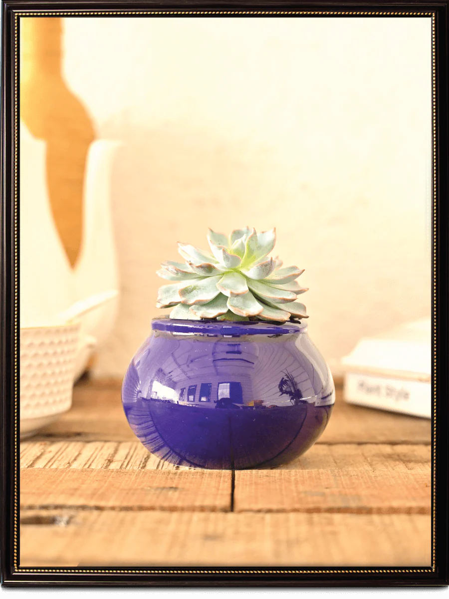 Handi Ceramic Pot (4 Inch Diameter) - Image 9