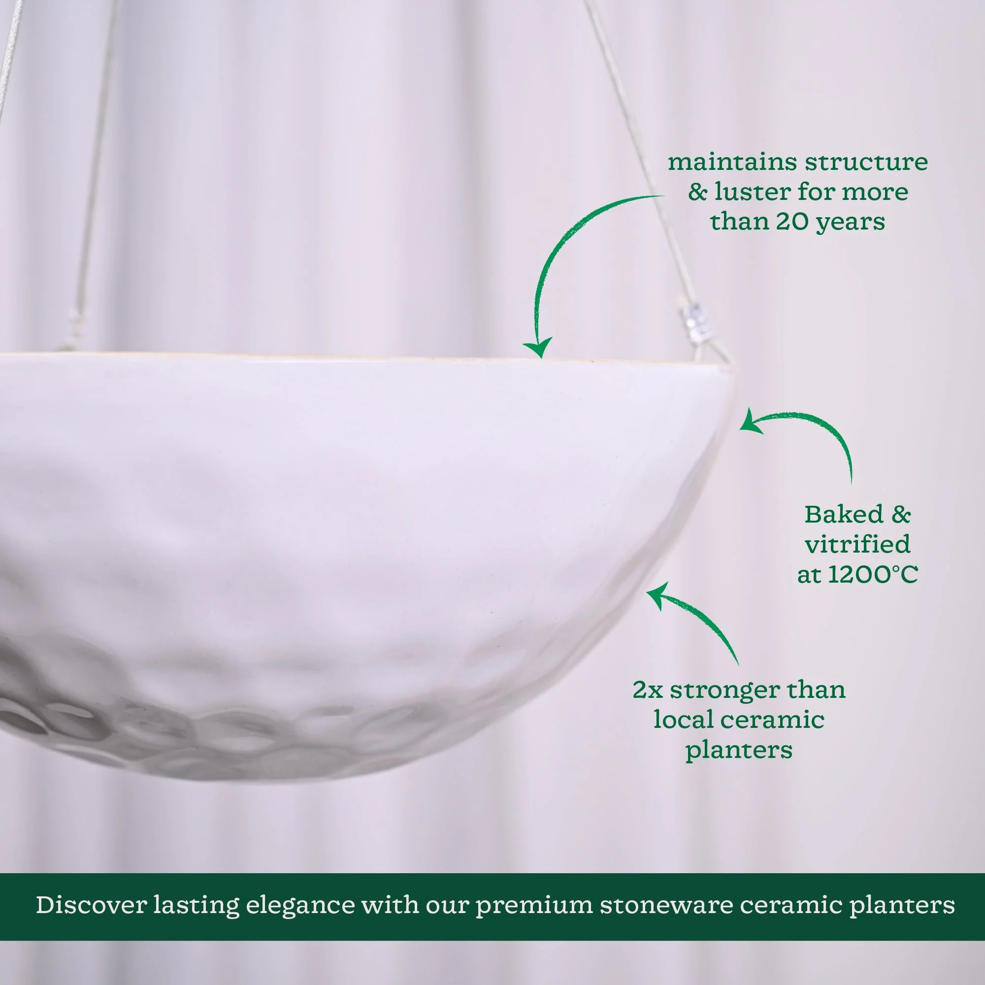 Hanging Ceramic Planters Petrichor Smite - Image 23