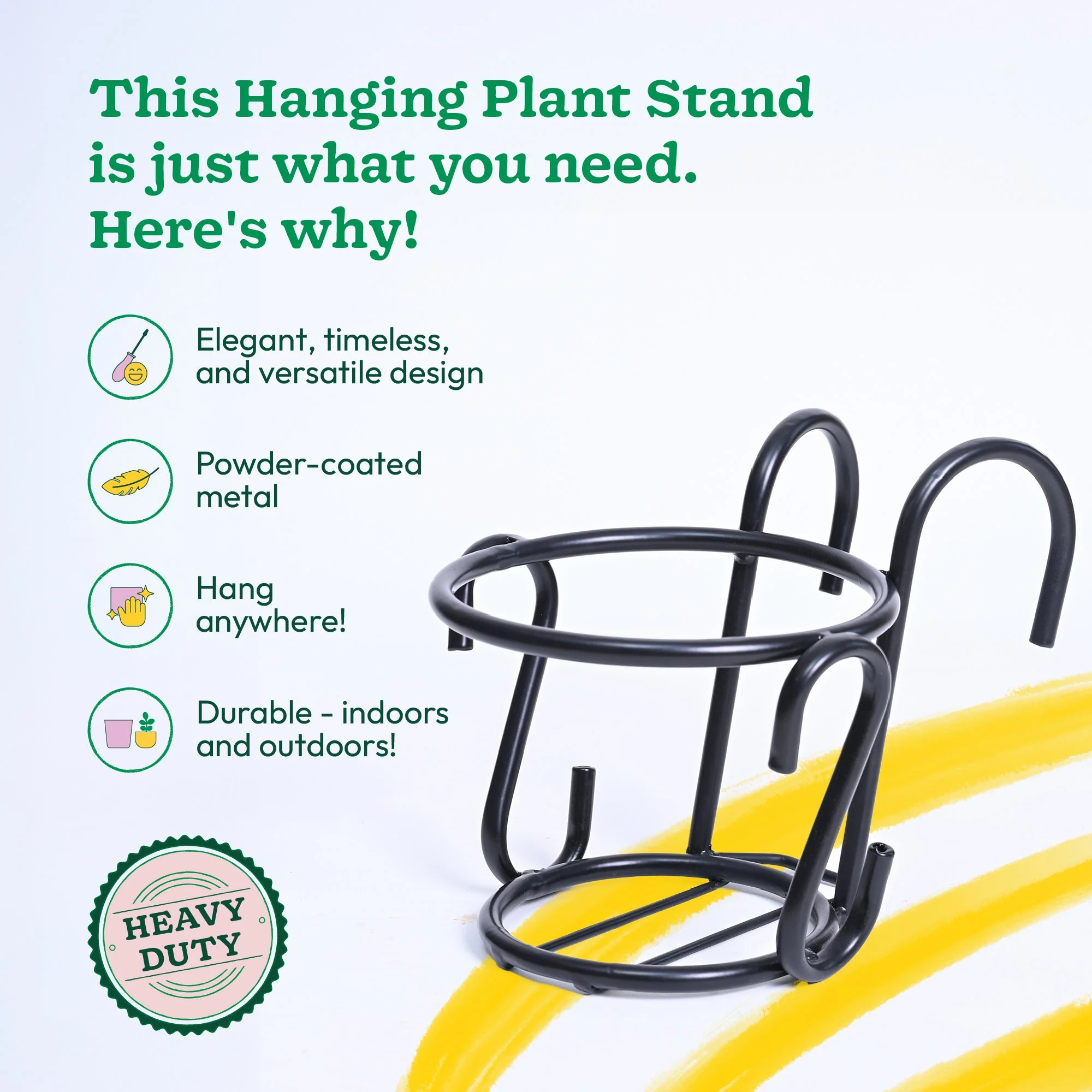 Hanging Plant Stands - Set of 2 - Image 3