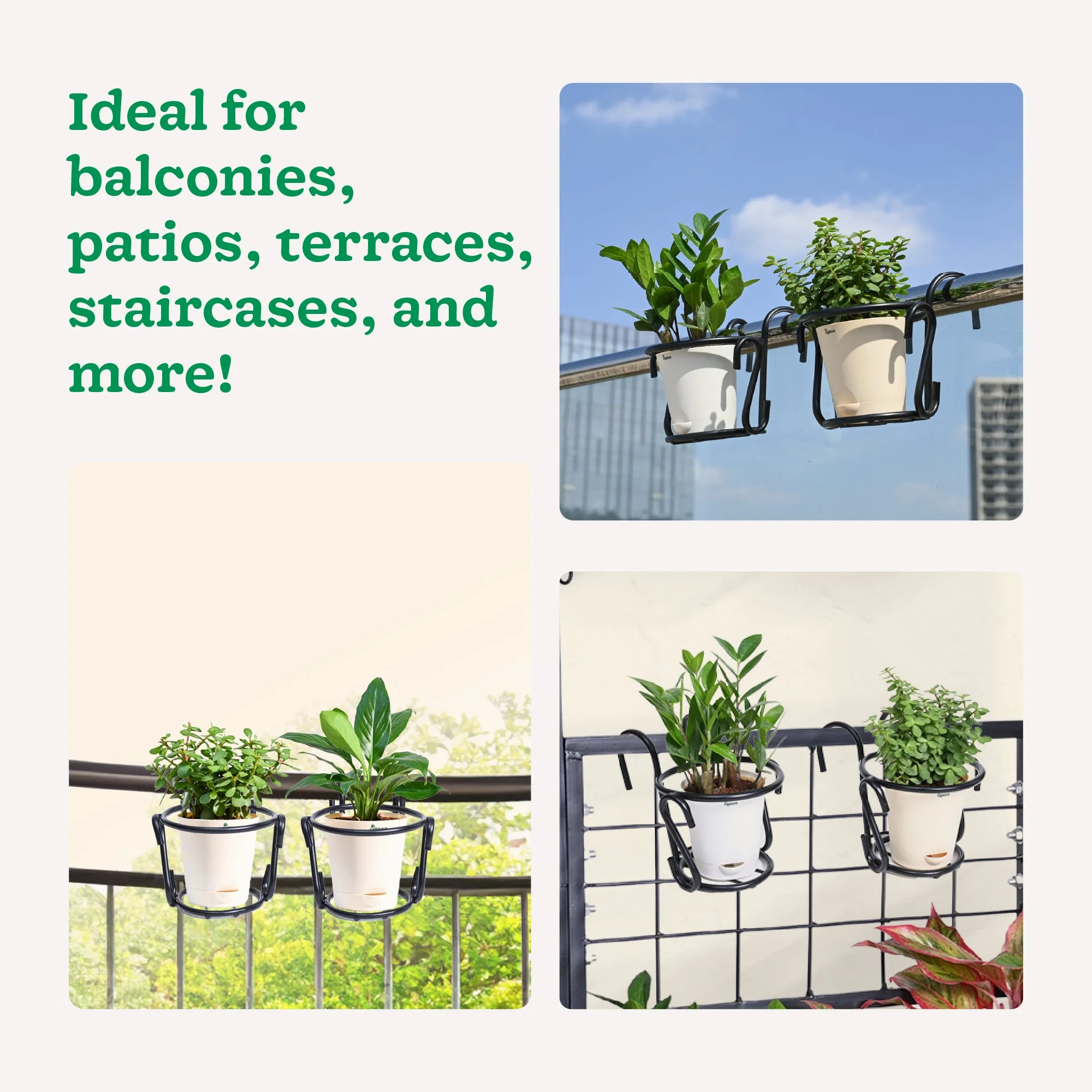 Hanging Plant Stands - Set of 2 - Image 4