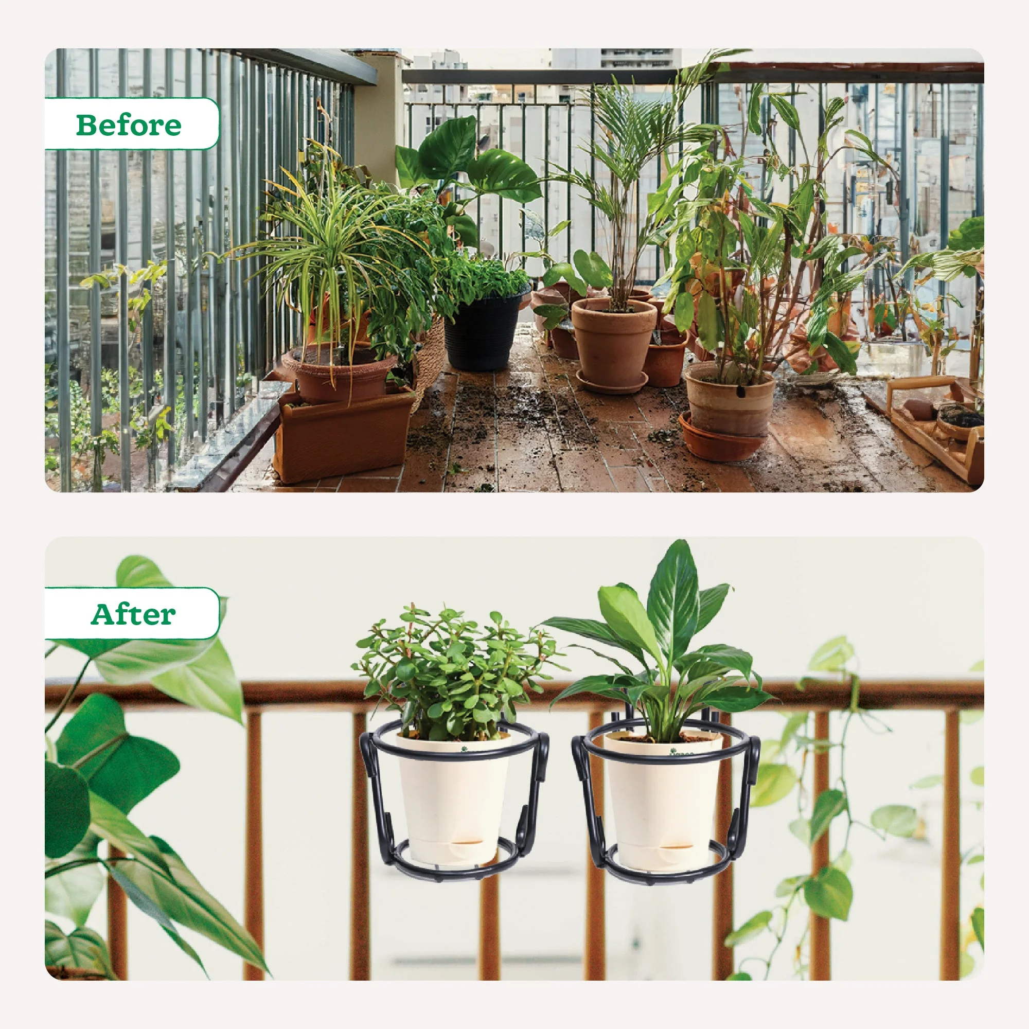 Hanging Plant Stands - Set of 2 - Image 5