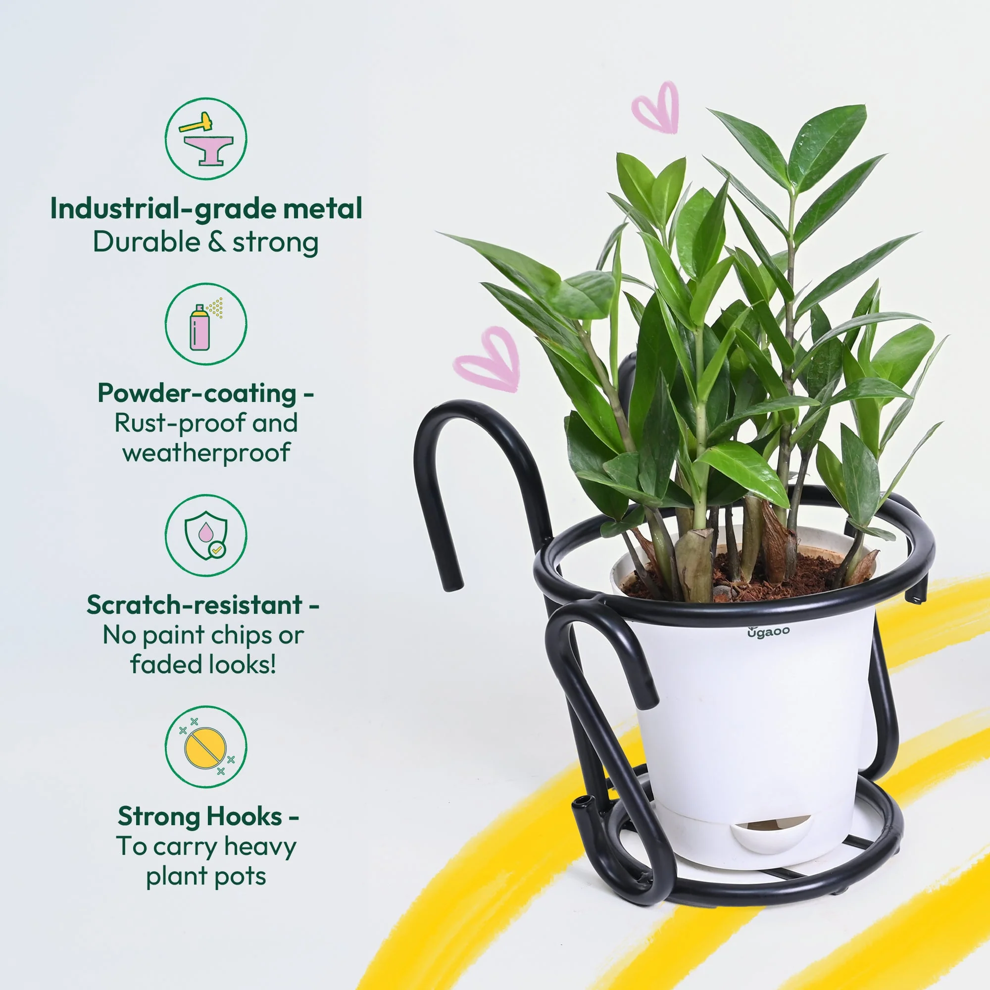Hanging Plant Stands - Set of 2 - Image 6